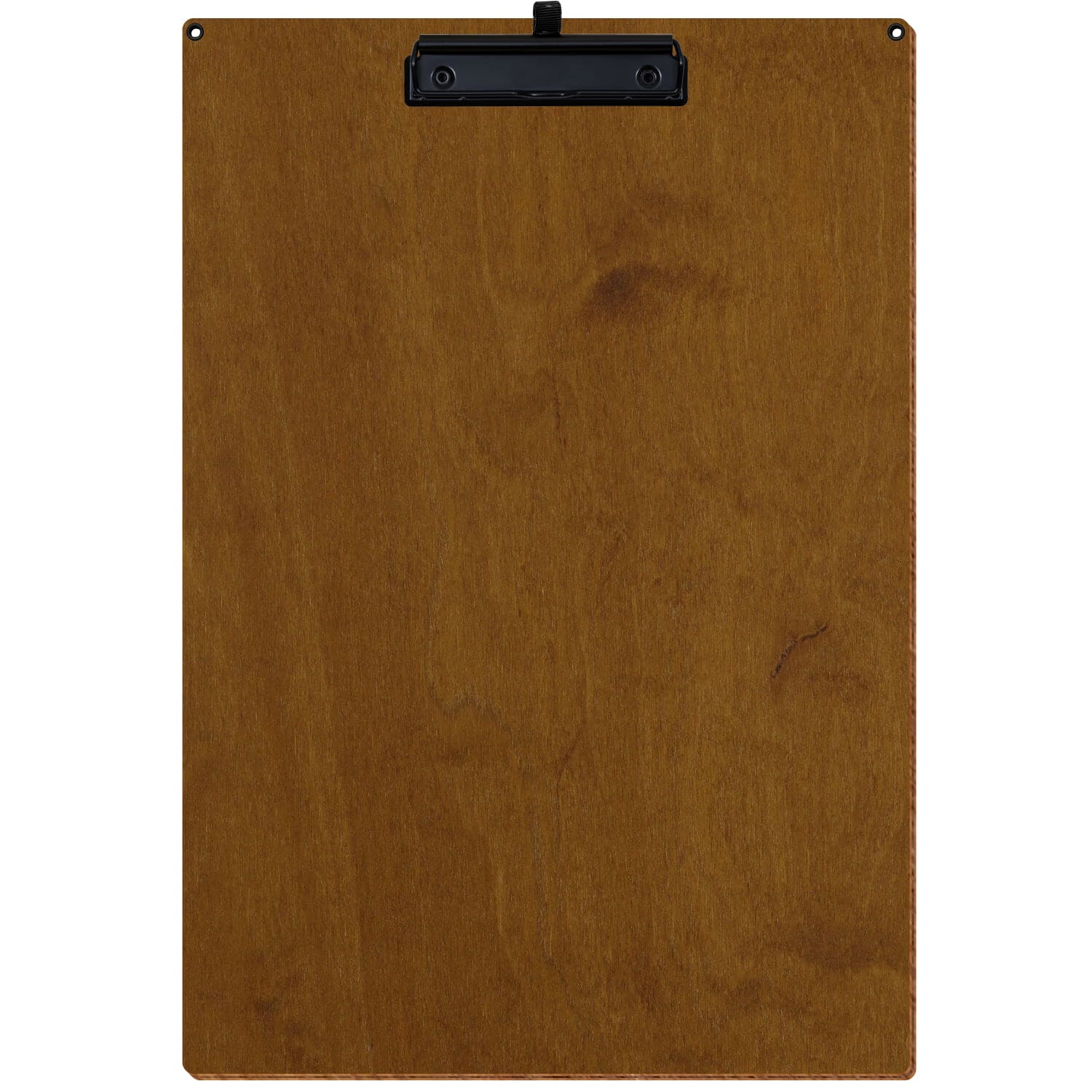 Klemmbrett Standardform Teak mit 2 Ösen A3 hochkant Stifthalter Bügelklemme schwarz