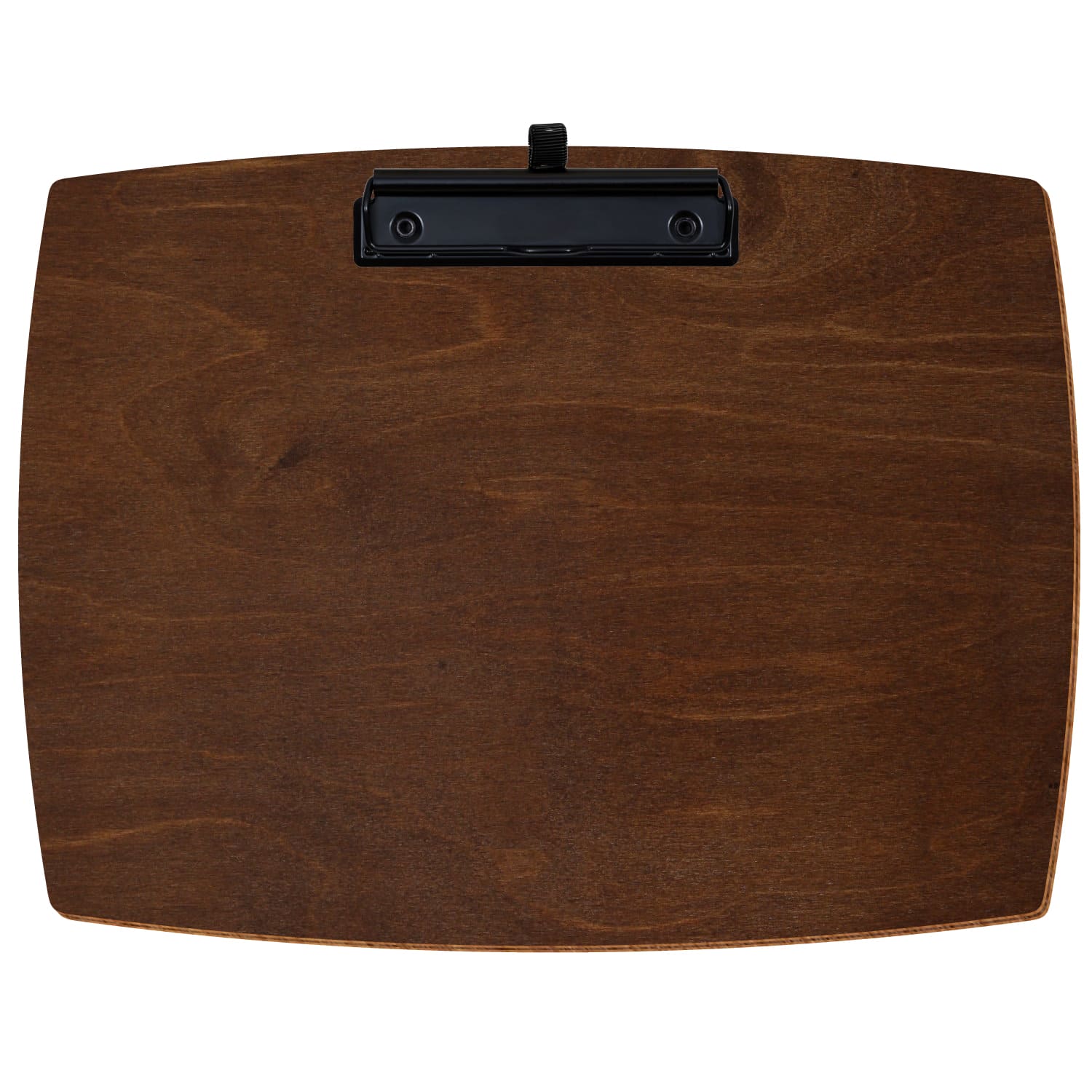Klemmbrett konvex Kastanie A4 querkant Stifthalter Bügelklemme schwarz