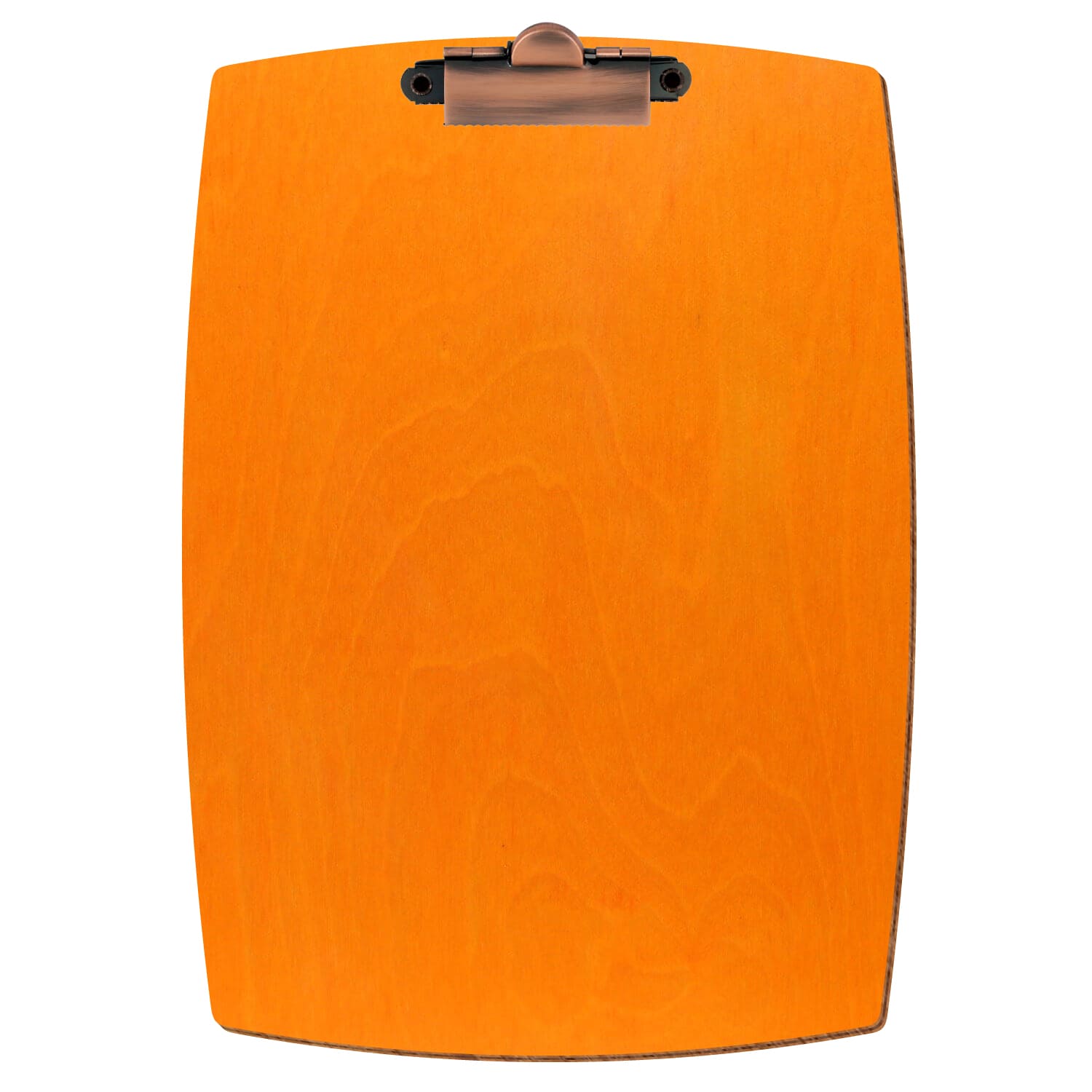 Klemmbrett konvex Orange A5 hochkant Zahnklemme Kupfer