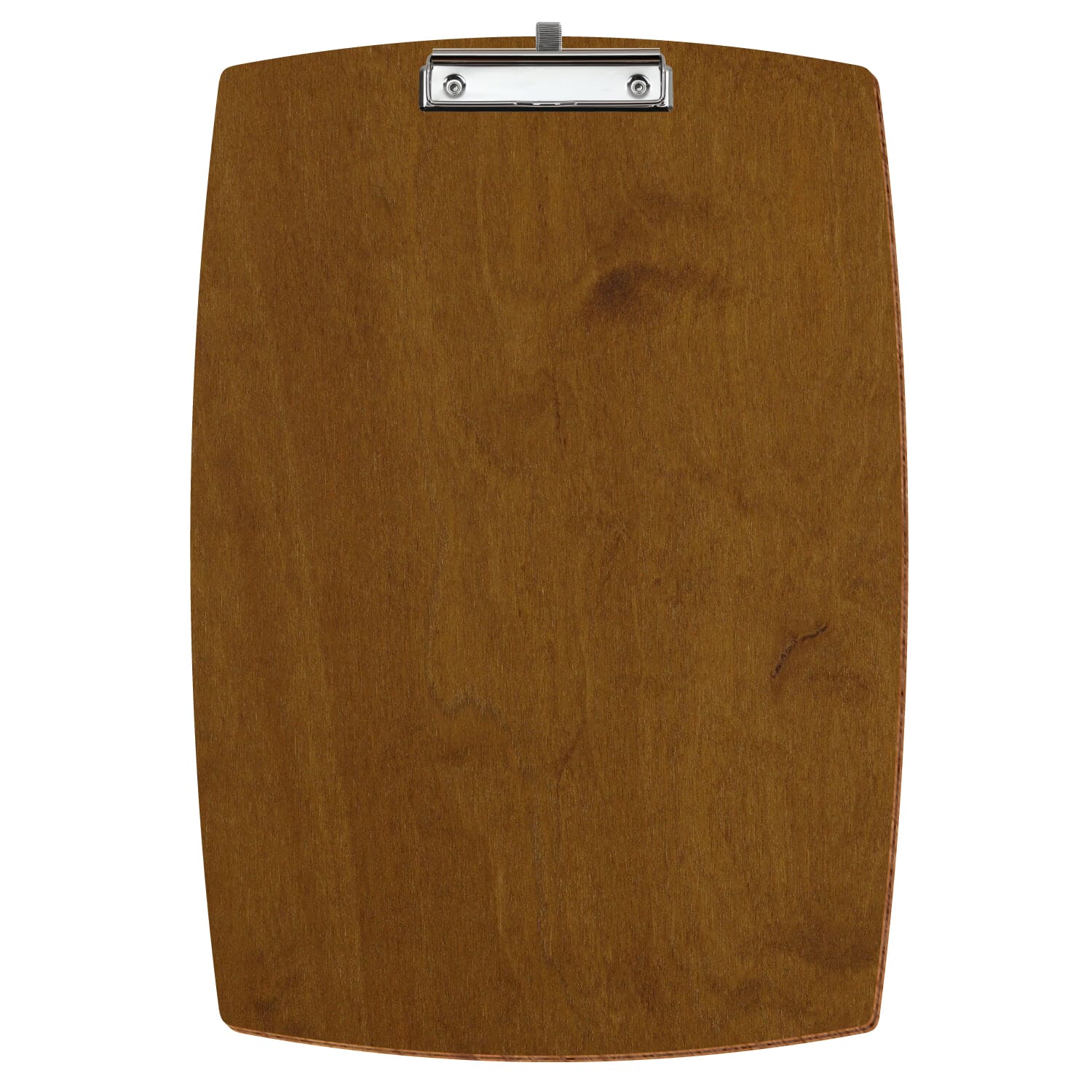 Klemmbrett konvex Teak A3 hochkant Stifthalter Bügelklemme silber