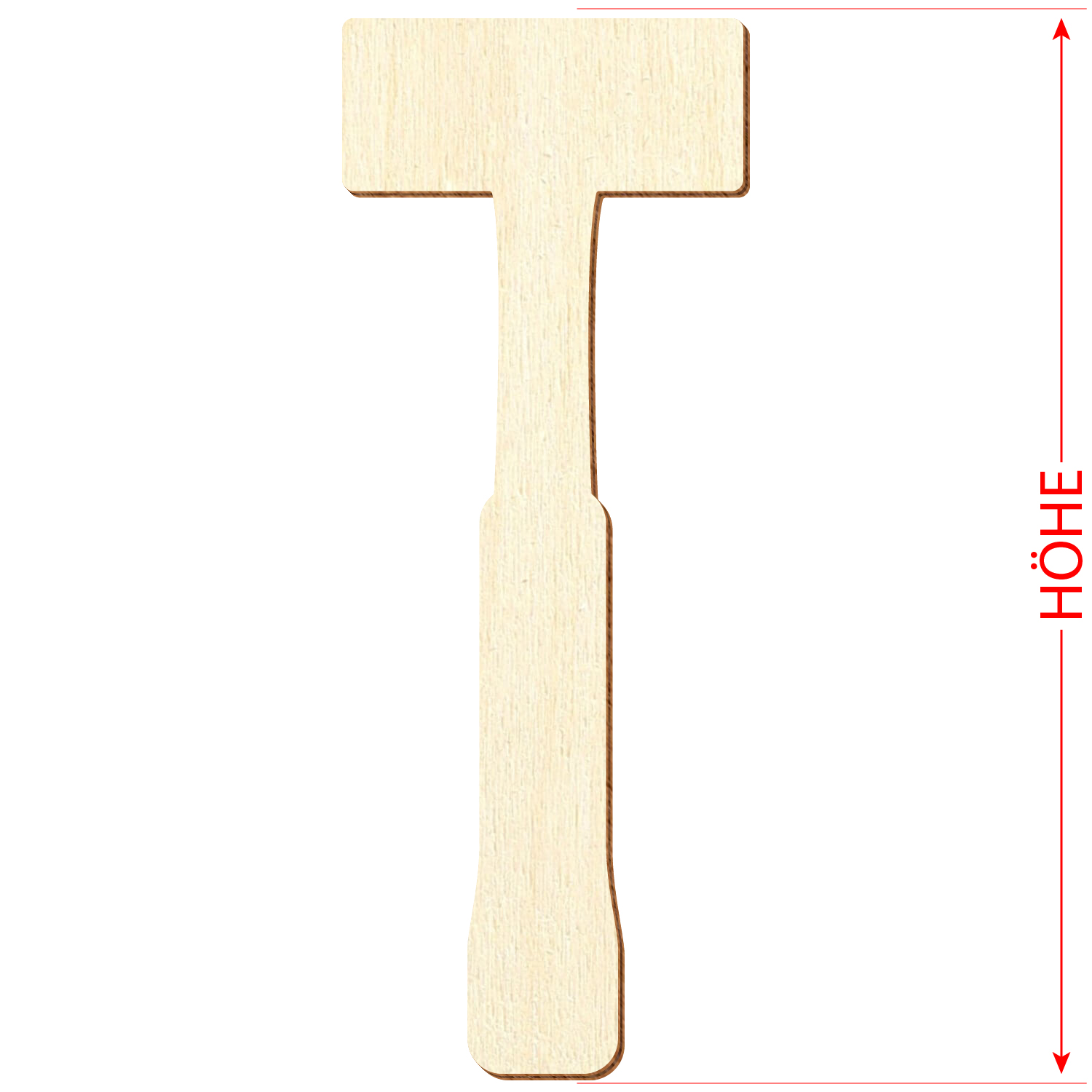 Fäustel Holz Zuschnitt 3-50cm - Größe