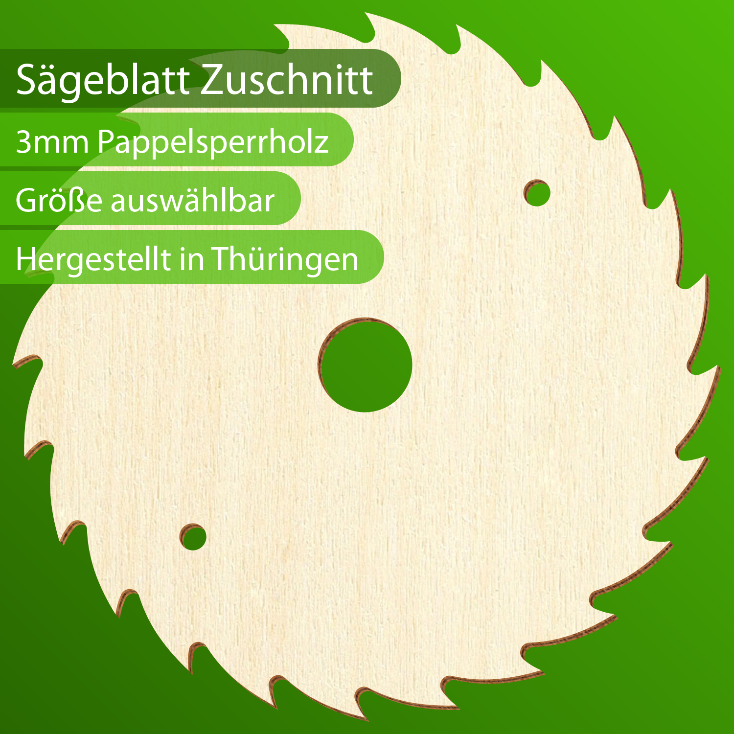 Sägeblatt Holz Zuschnitt 3-50cm