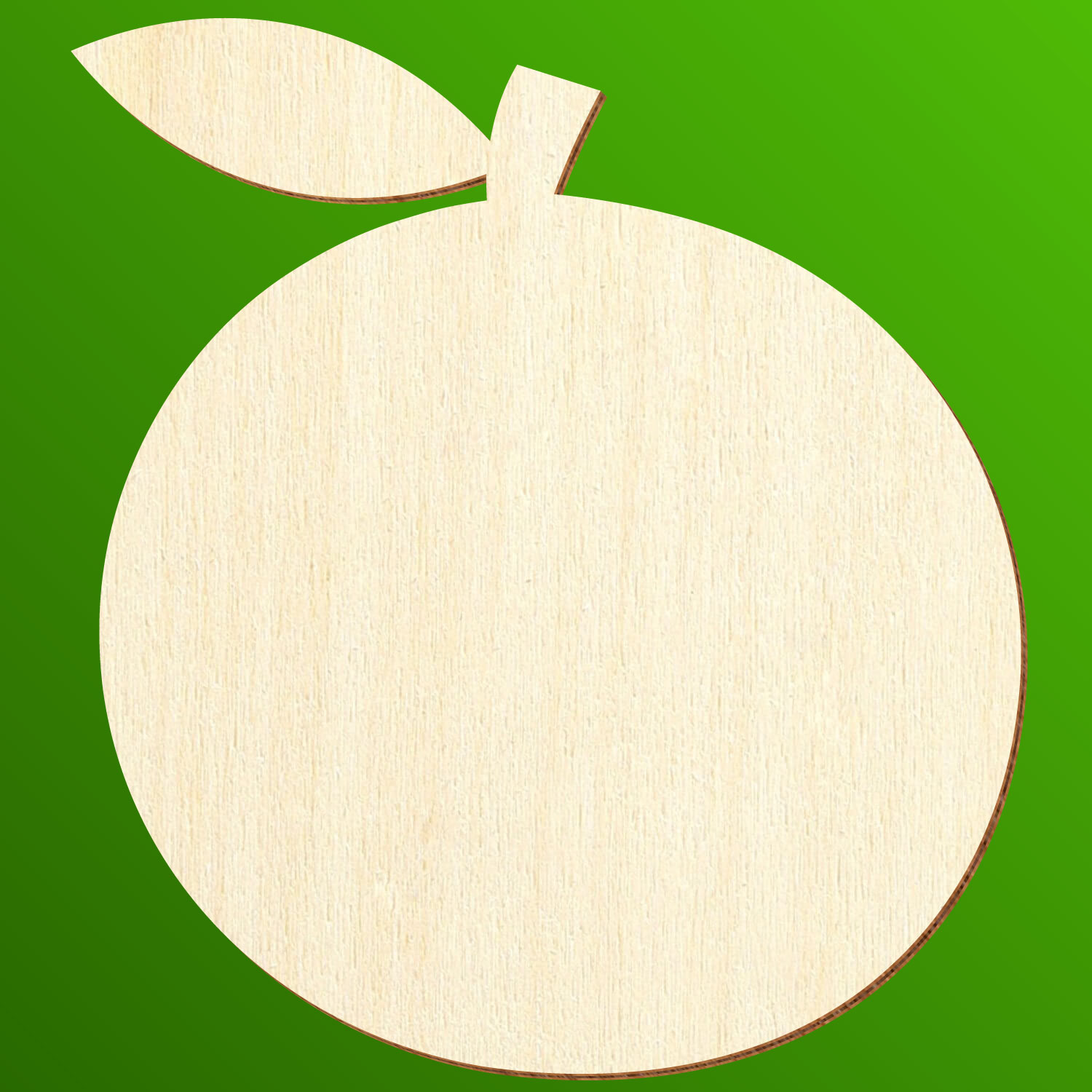 Holz Zuschnitt Orange