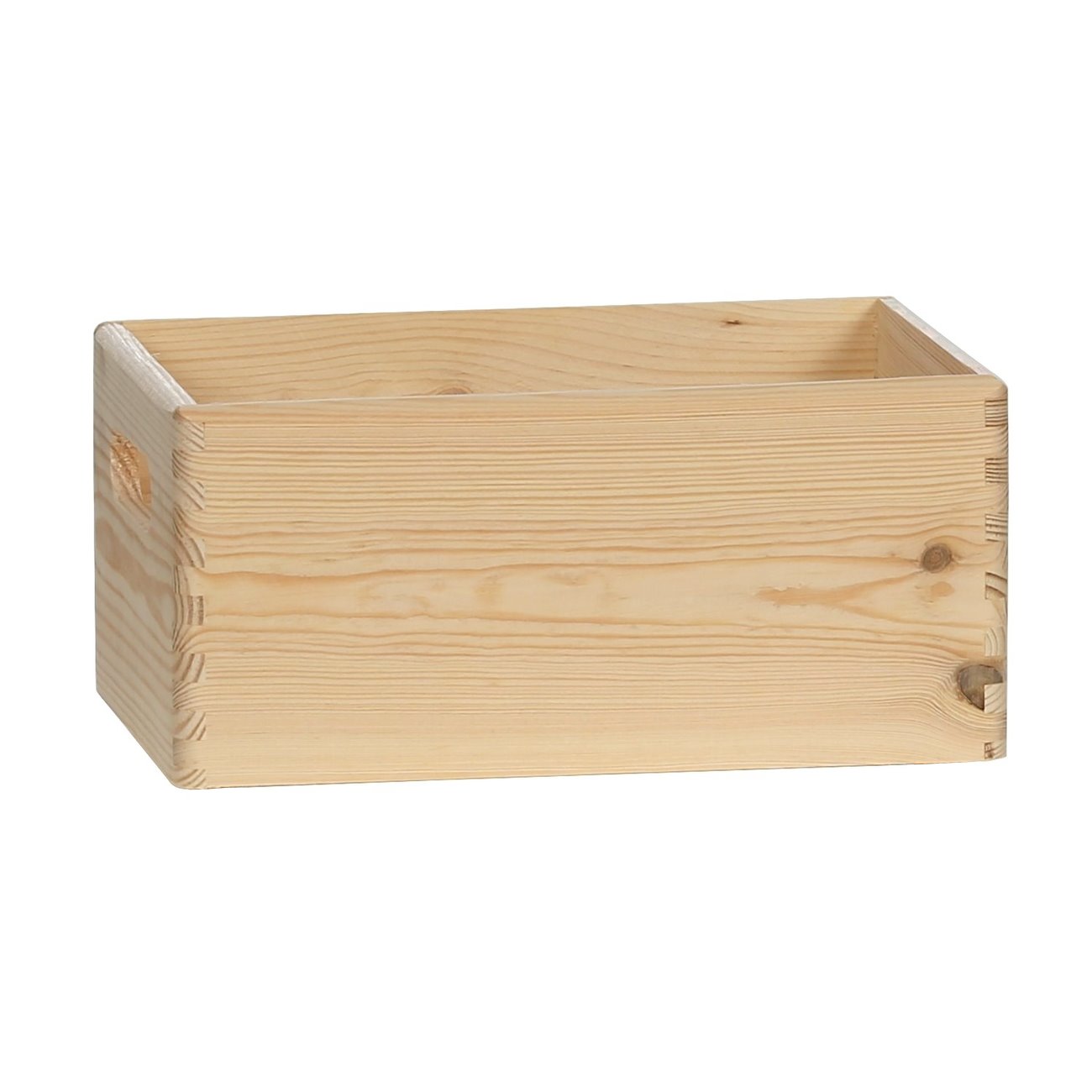 Holzbox Holzkiste stapelbar mit und ohne Deckel