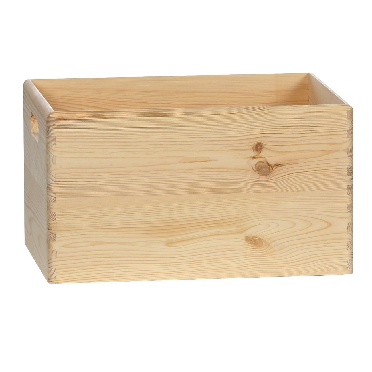 Holzbox Holzkiste stapelbar mit und ohne Deckel