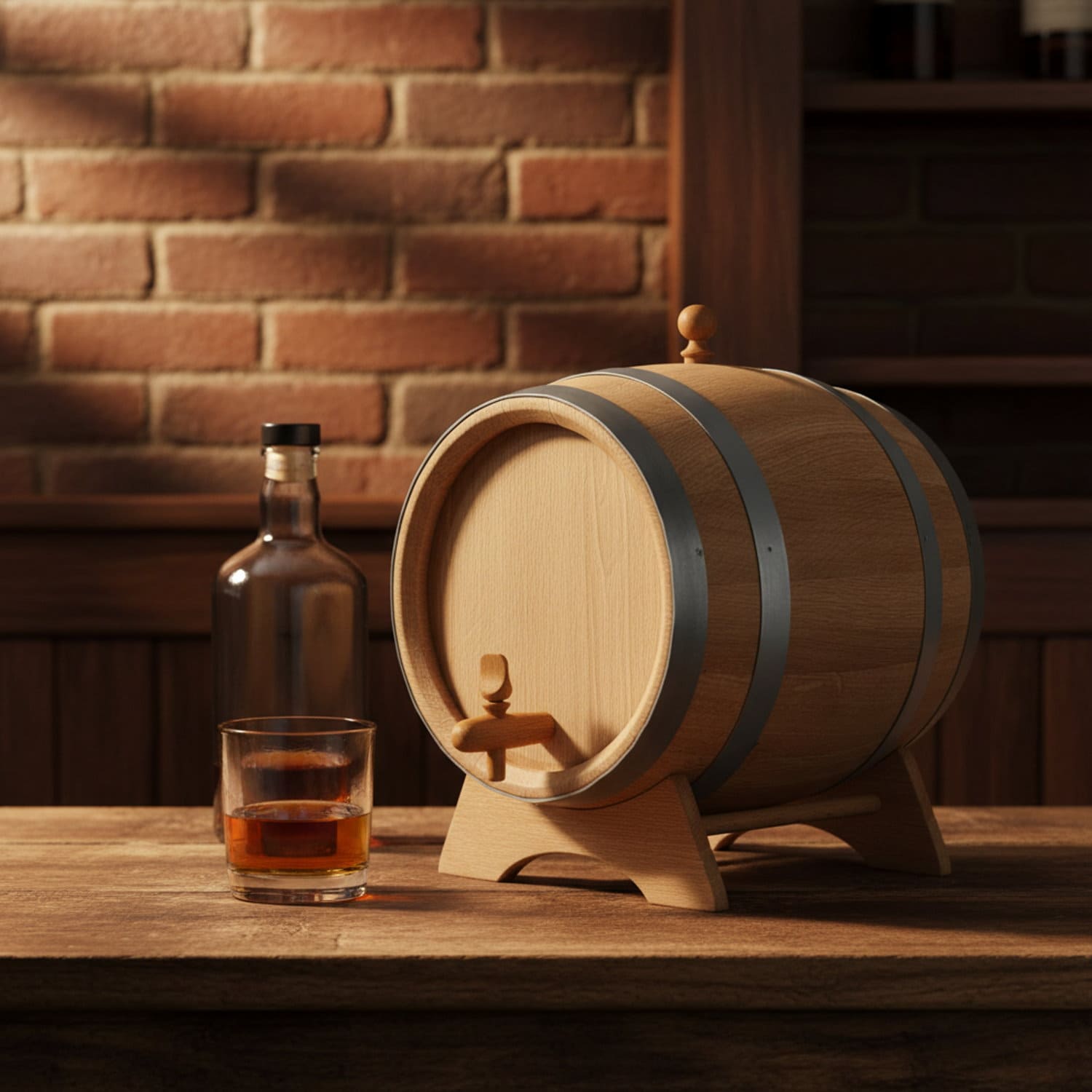 Eichenfass für Wein Spirituosen Essig