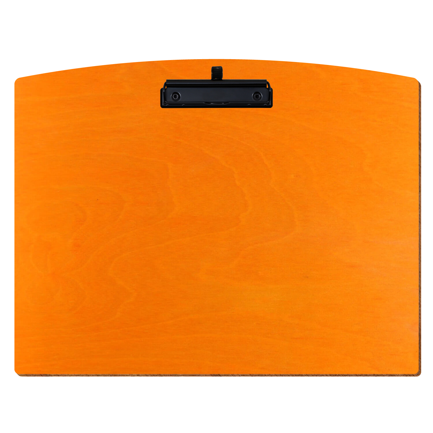Klemmbrett Segmentform Orange A3 querkant Stifthalter Bügelklemme schwarz