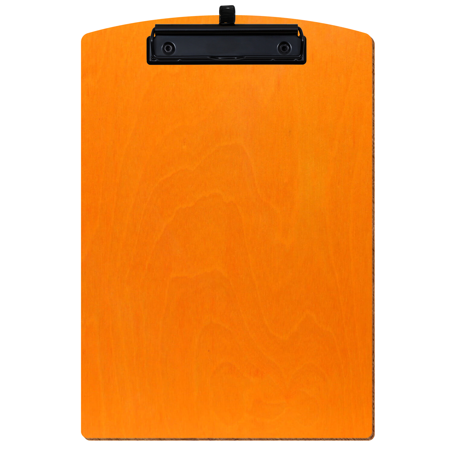 Klemmbrett Segmentform Orange A4 hochkant Stifthalter Bügelklemme schwarz