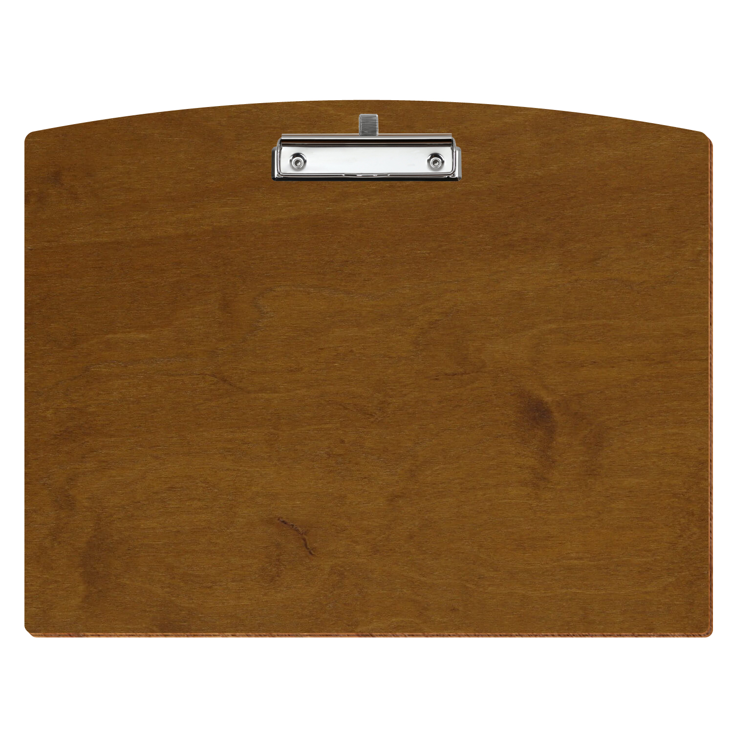 Klemmbrett Segmentform Teak A3 querkant Stifthalter Bügelklemme silber