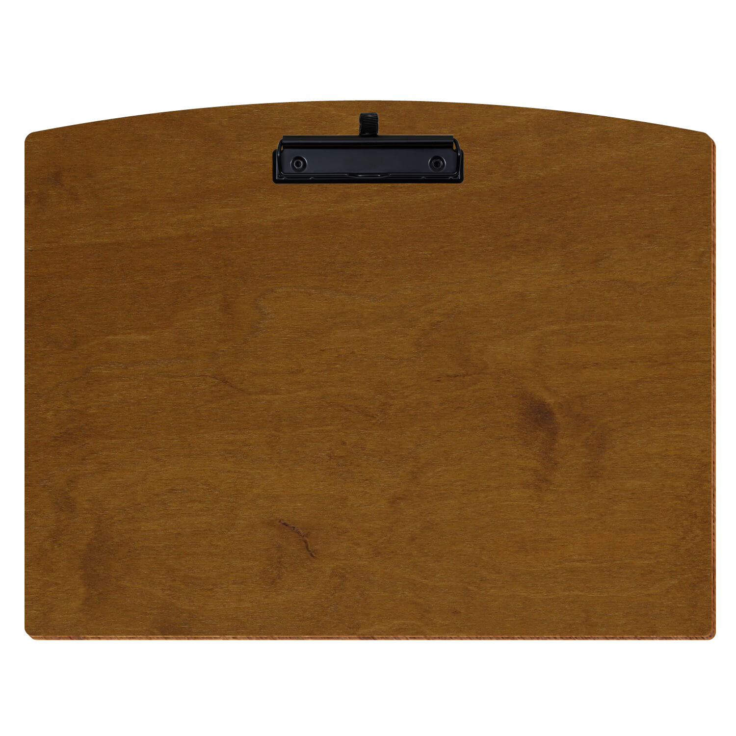 Klemmbrett Segmentform Teak A3 querkant Stifthalter Bügelklemme schwarz
