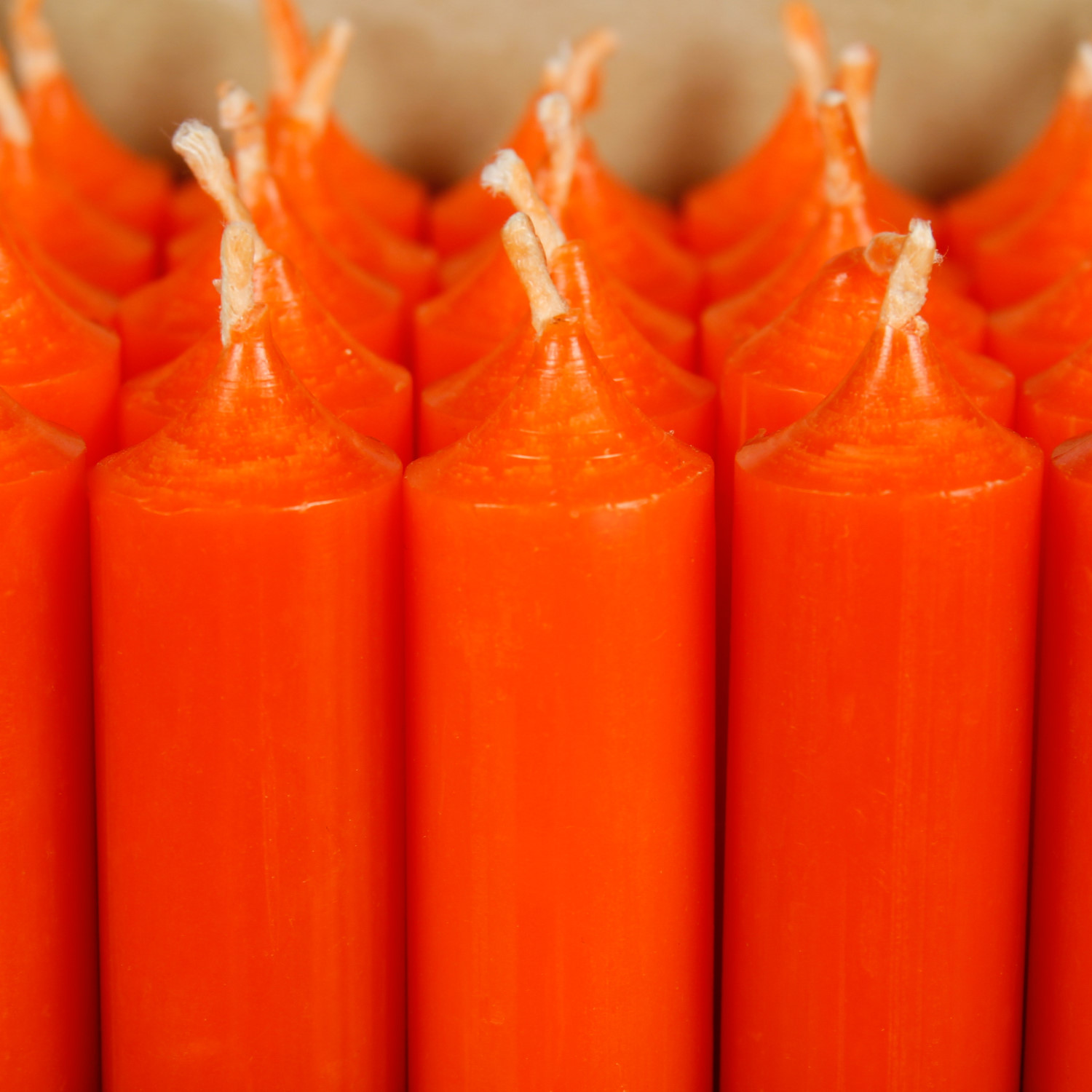 Kerzen 180mm x Ø 22mm Orange