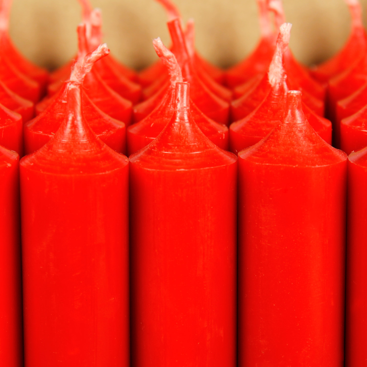 Kerzen 180mm x Ø 22mm Rot