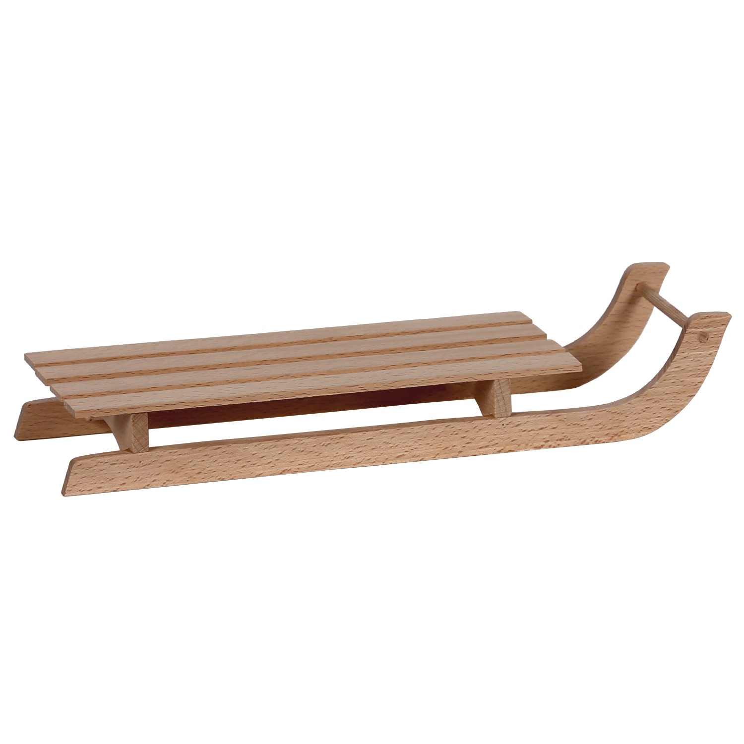 Deko Schlitten Holzschlitten aus Buchenholz