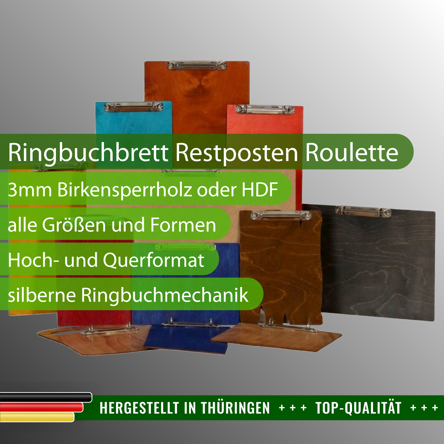 Ringbuchbrett Restposten Roulette