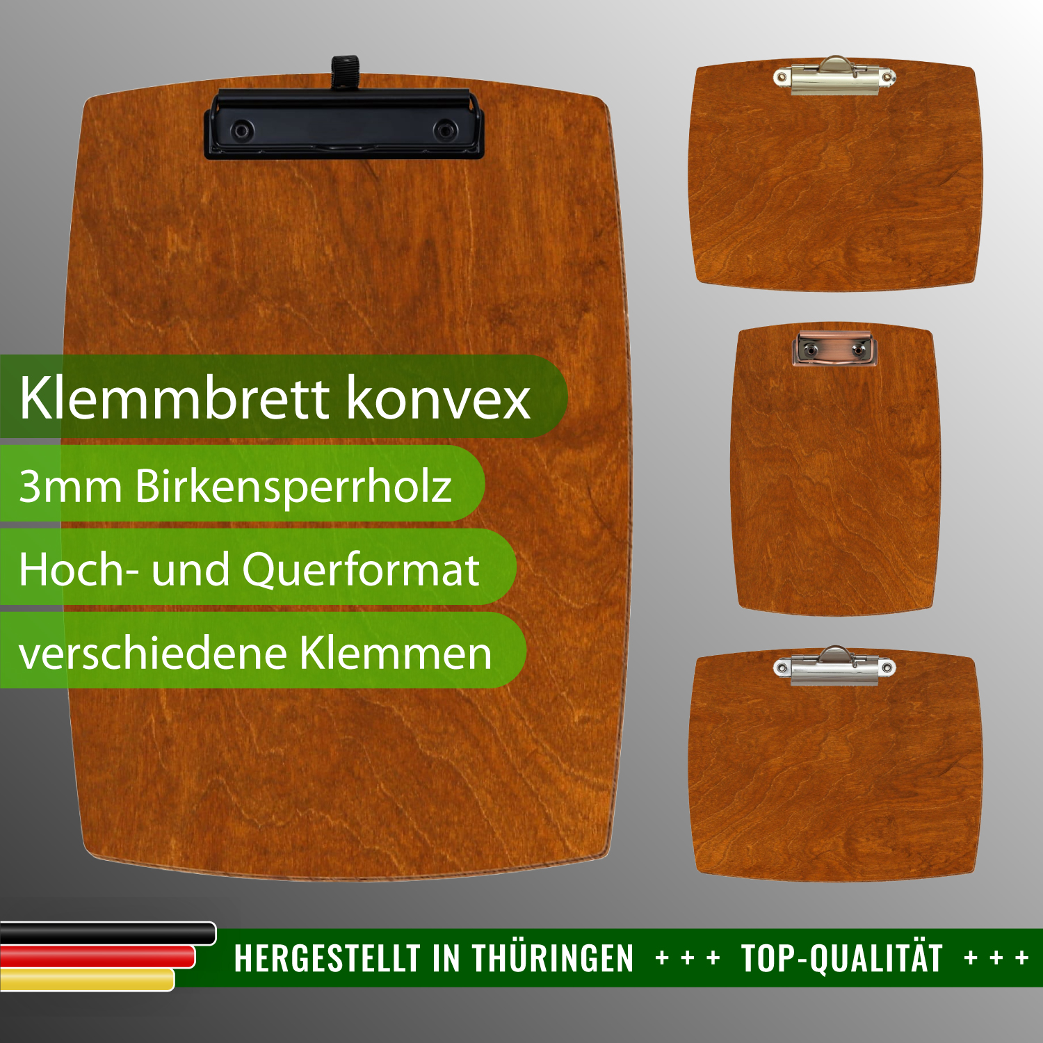 Klemmbrett konvex Rum