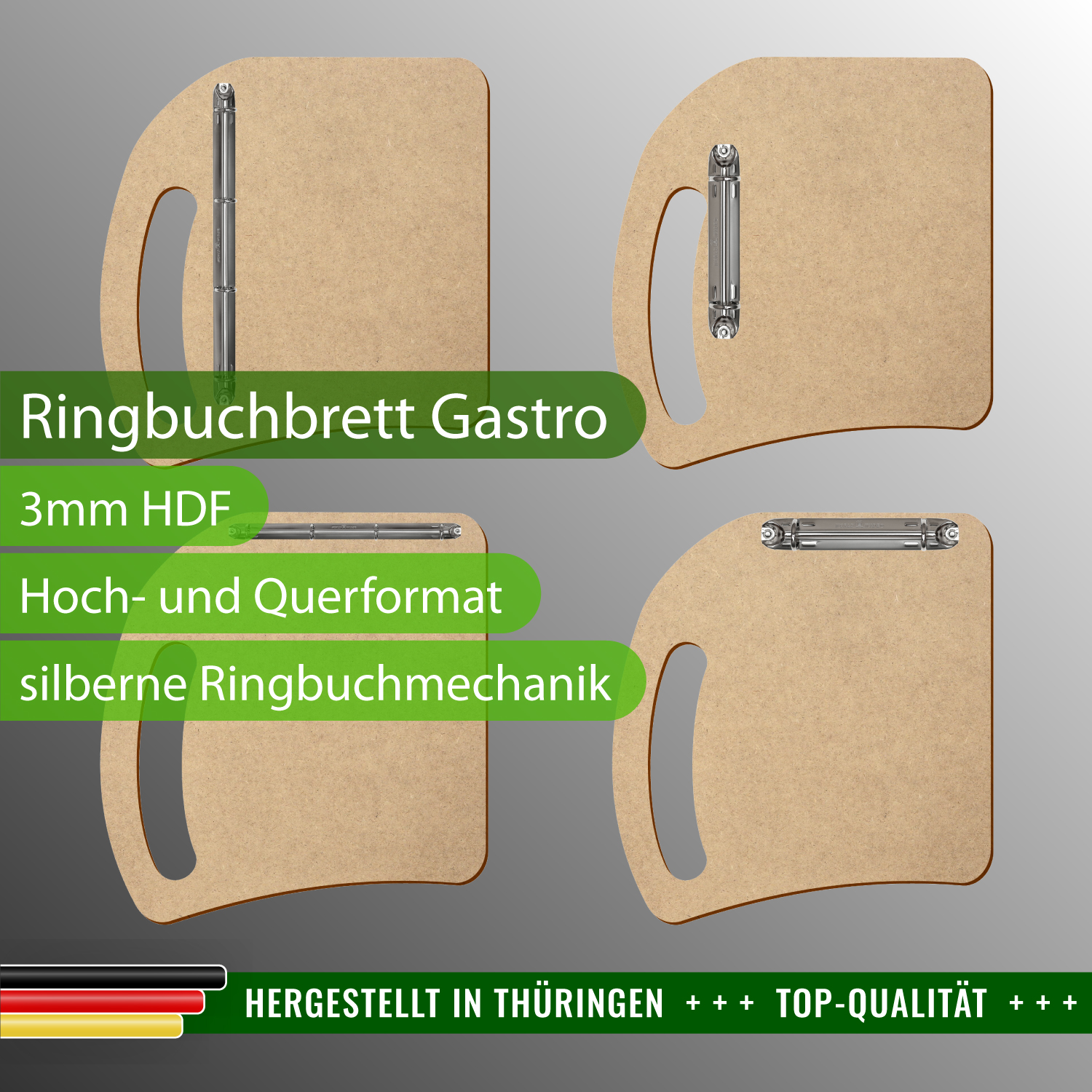 Ringbuchbrett Gastro HDF
