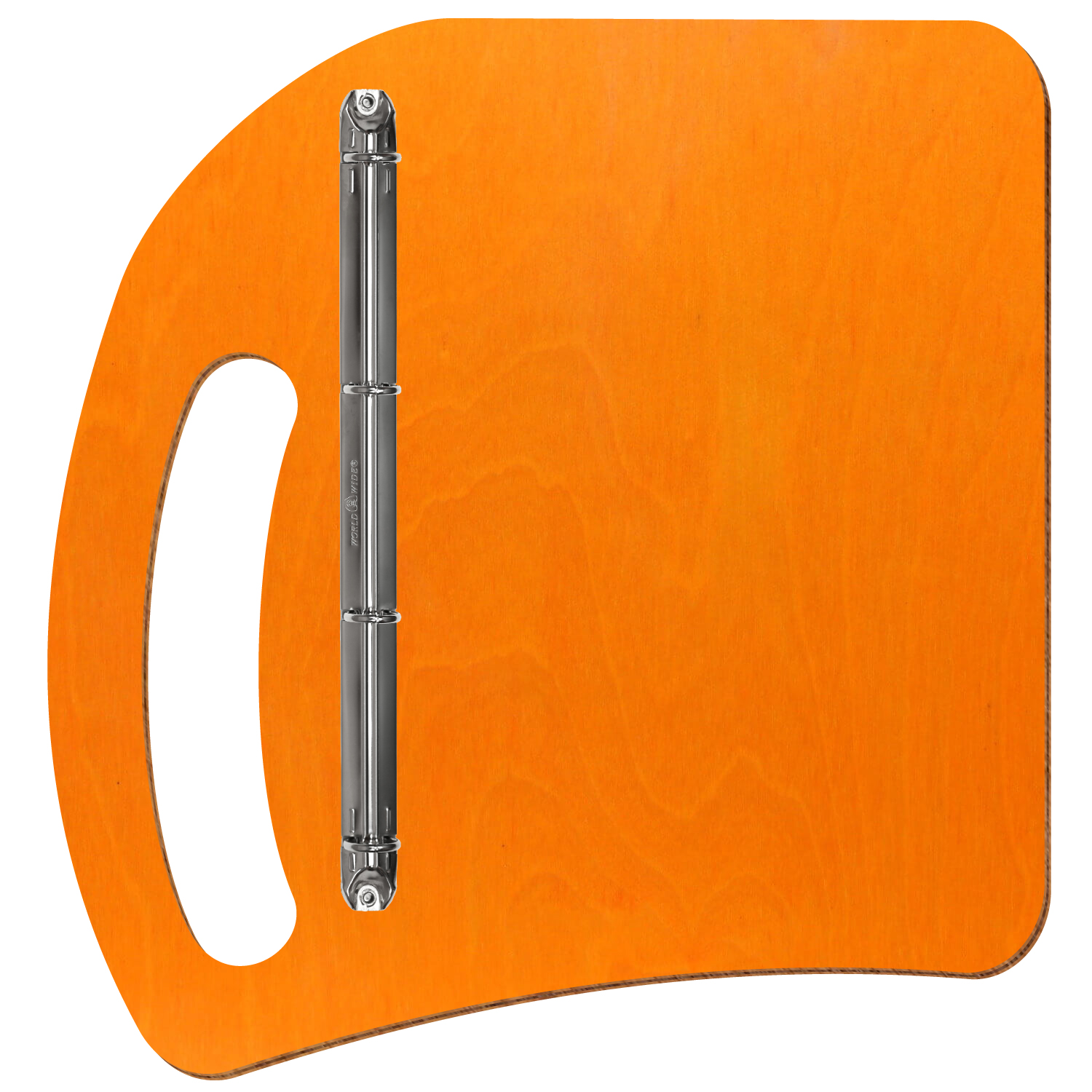 Ringbuchbrett Gastro Orange A4 hoch Ringbuchmechanik 4fach silber