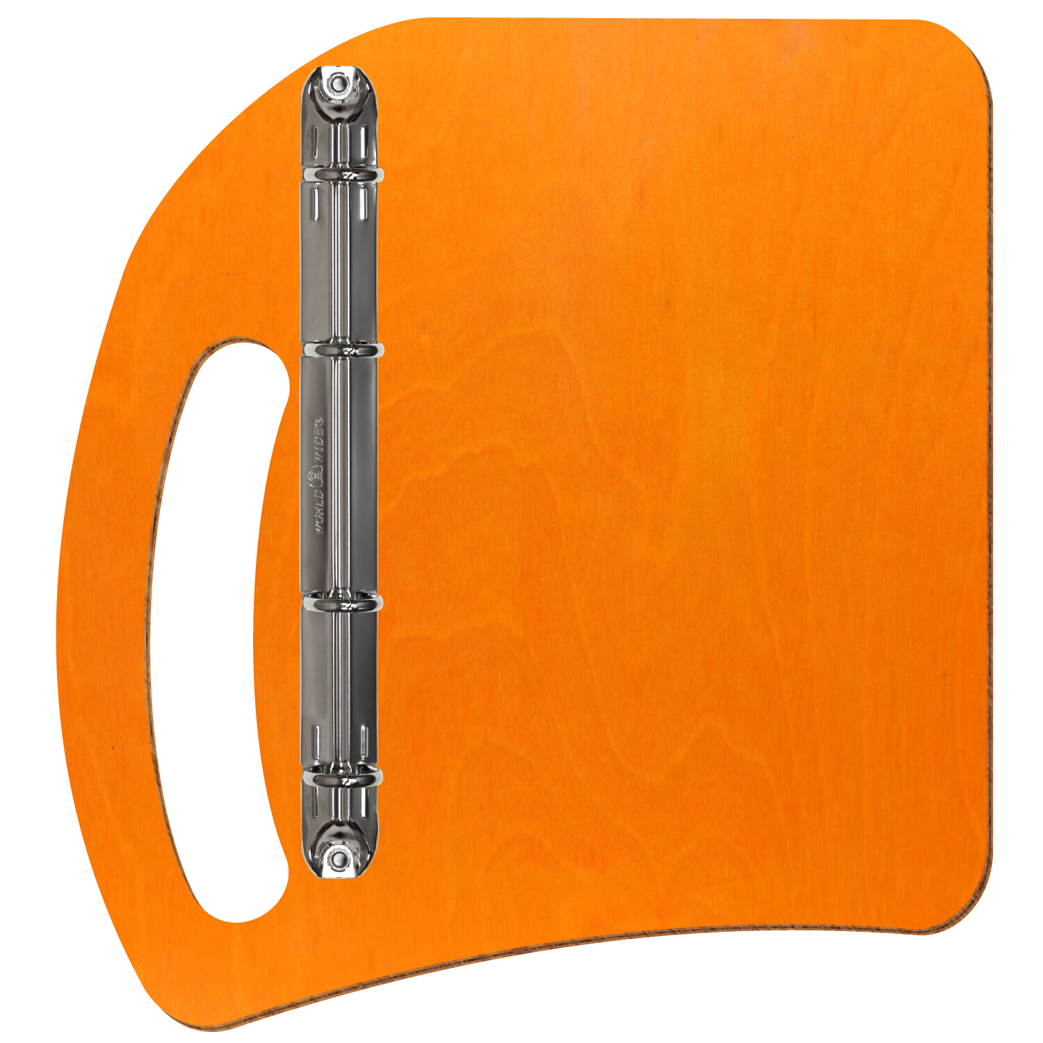 Ringbuchbrett Gastro Orange A5 hoch Ringbuchmechanik 4fach silber