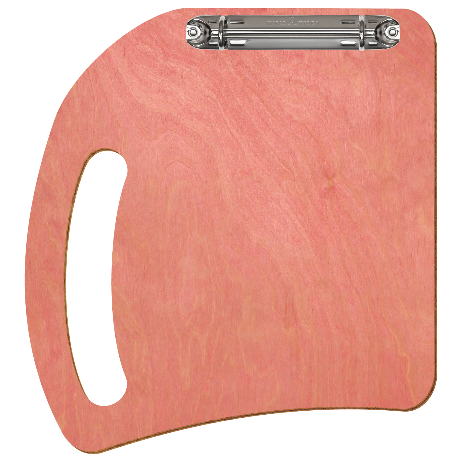 Ringbuchbrett Gastro Rosa A5 quer Ringbuchmechanik 2fach silber