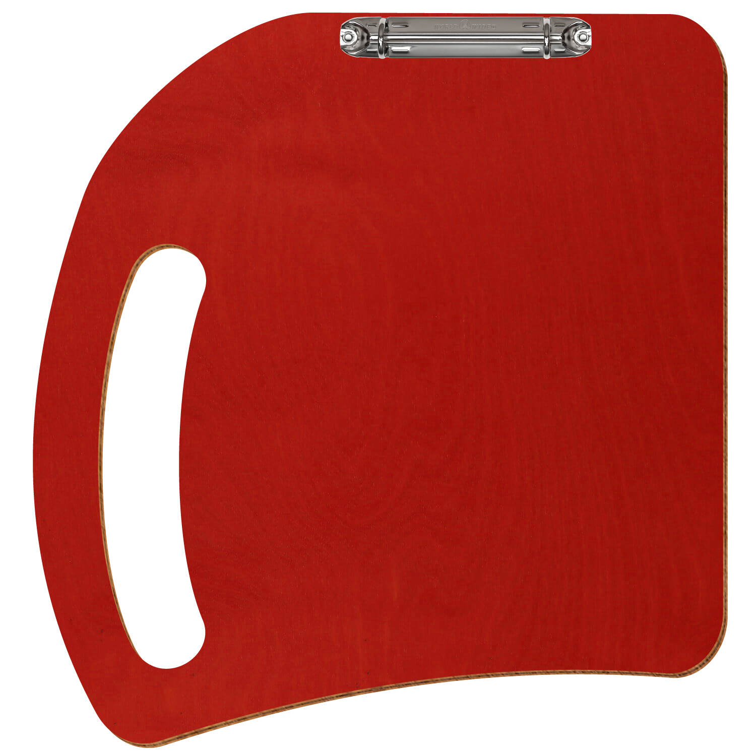 Ringbuchbrett Gastro Rot A4 quer Ringbuchmechanik 2fach silber