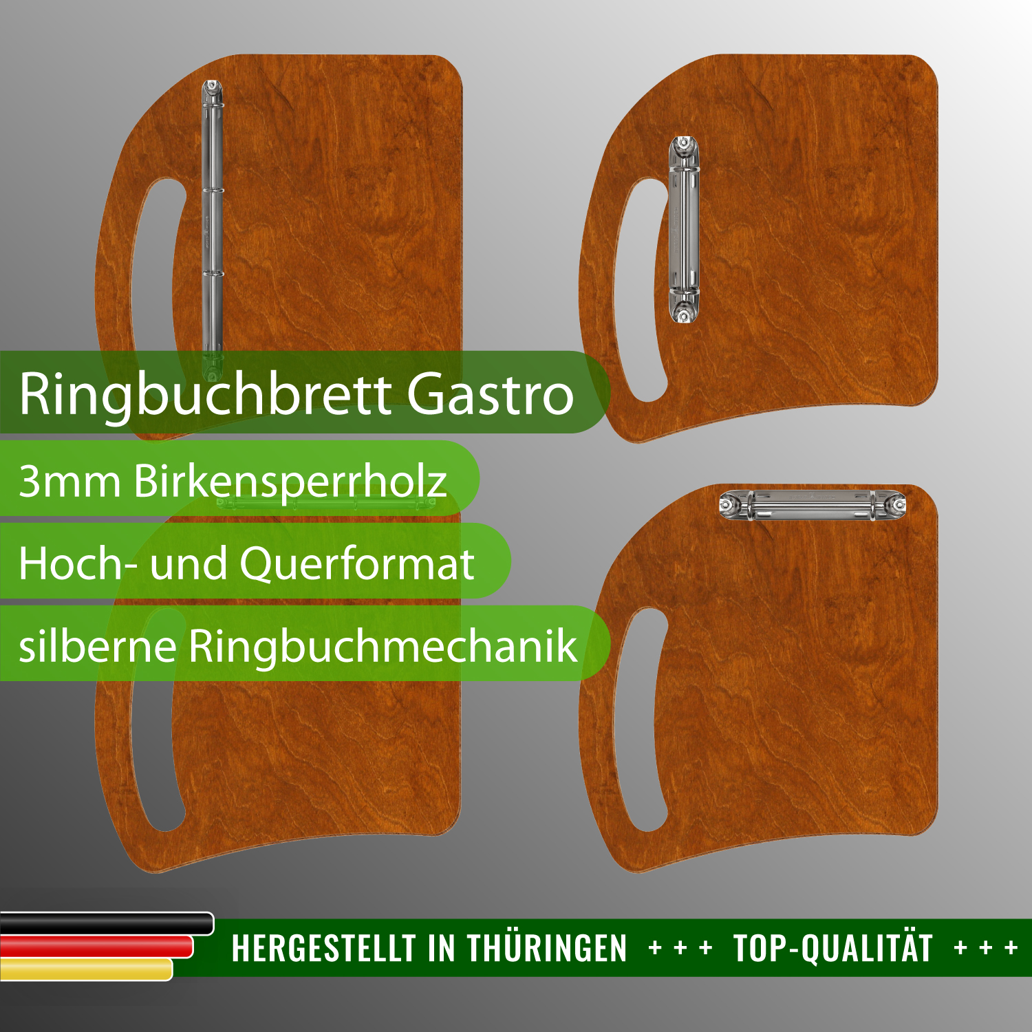 Ringbuchbrett Gastro Rum