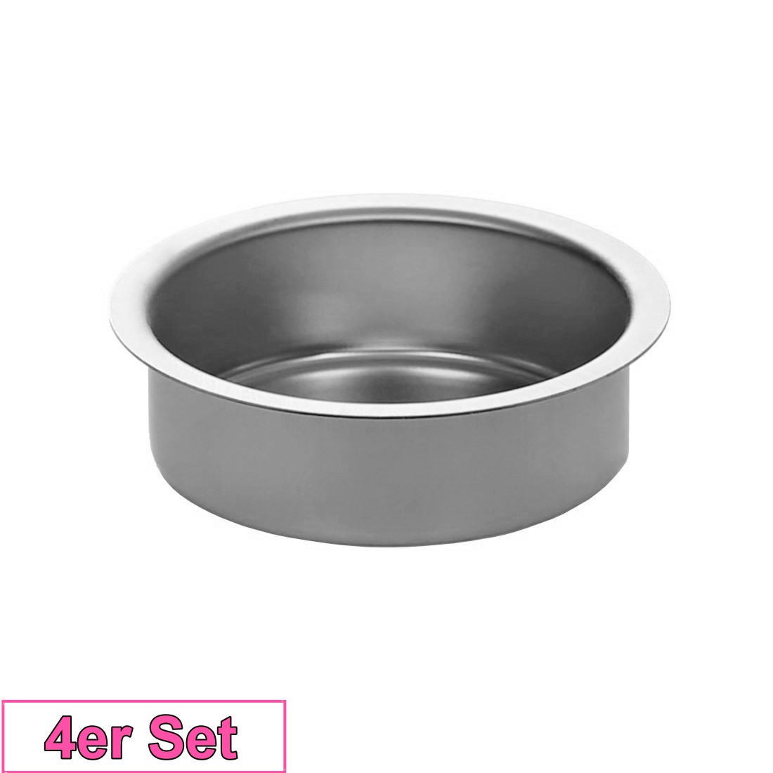 Kerzenhalter Silber 30mm - Kerzen Tülle für Standard Kerzen, kleine Stumpenkerzen