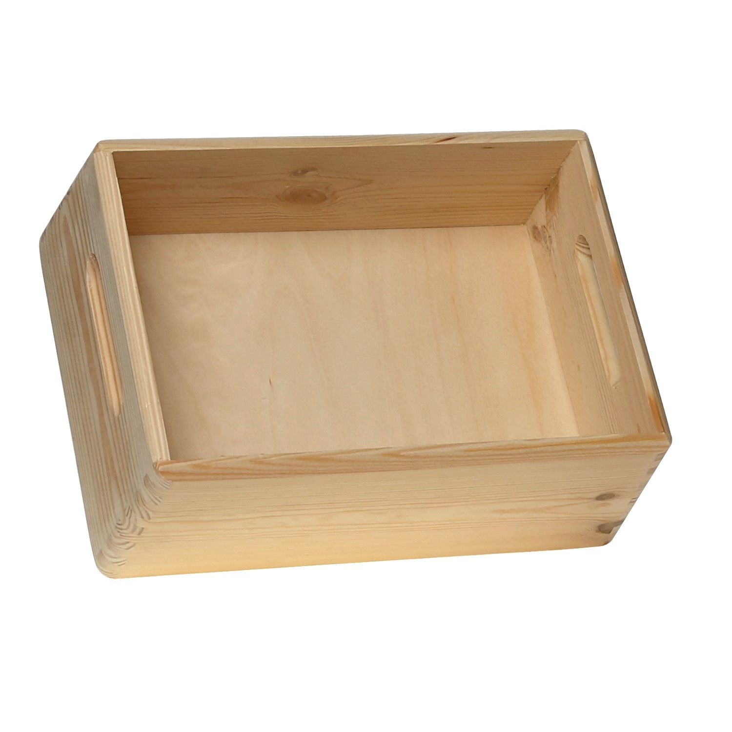 Holzbox Holzkiste stapelbar mit und ohne Deckel