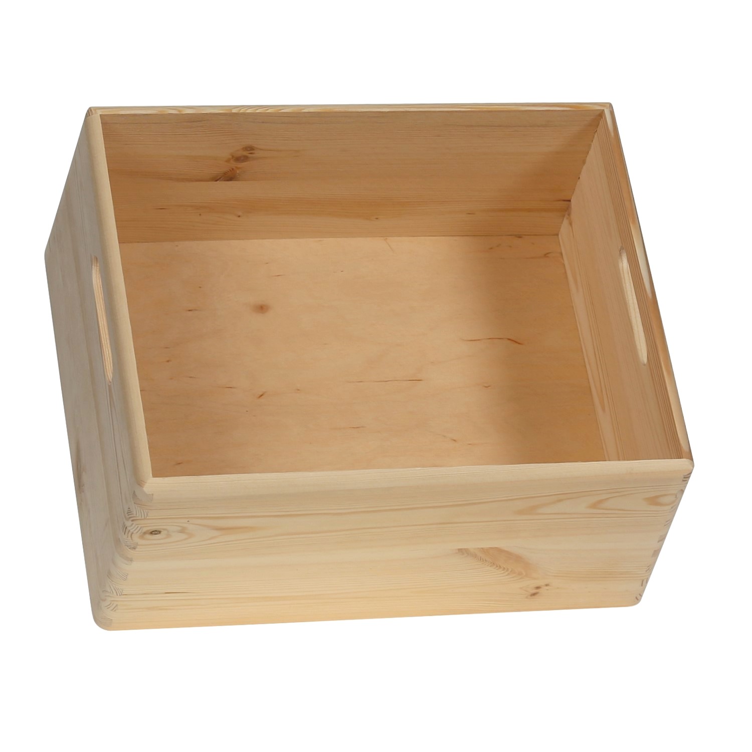Holzbox Holzkiste stapelbar mit und ohne Deckel