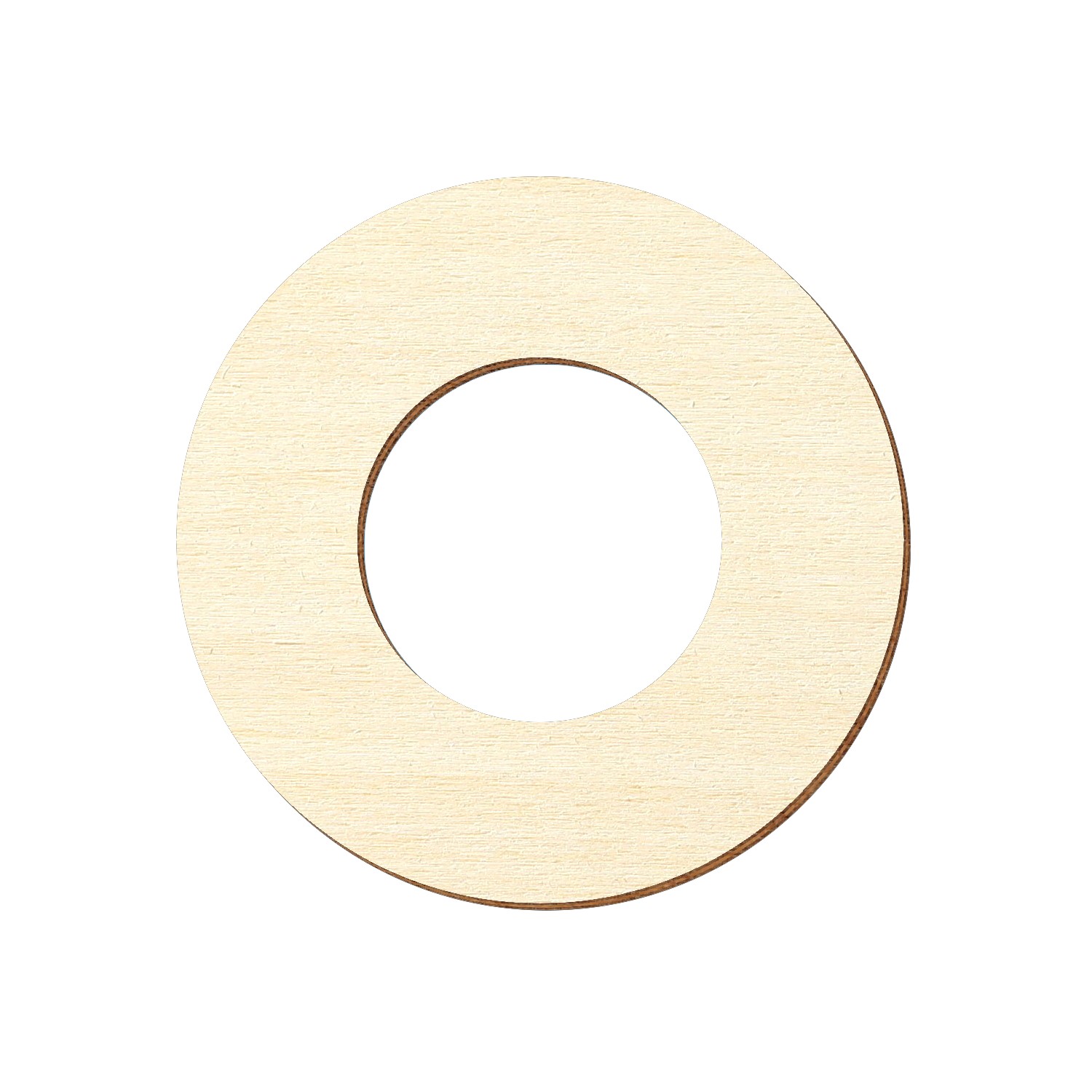 Loch-Ring Scheiben Holz Zuschnitt 1-40cm