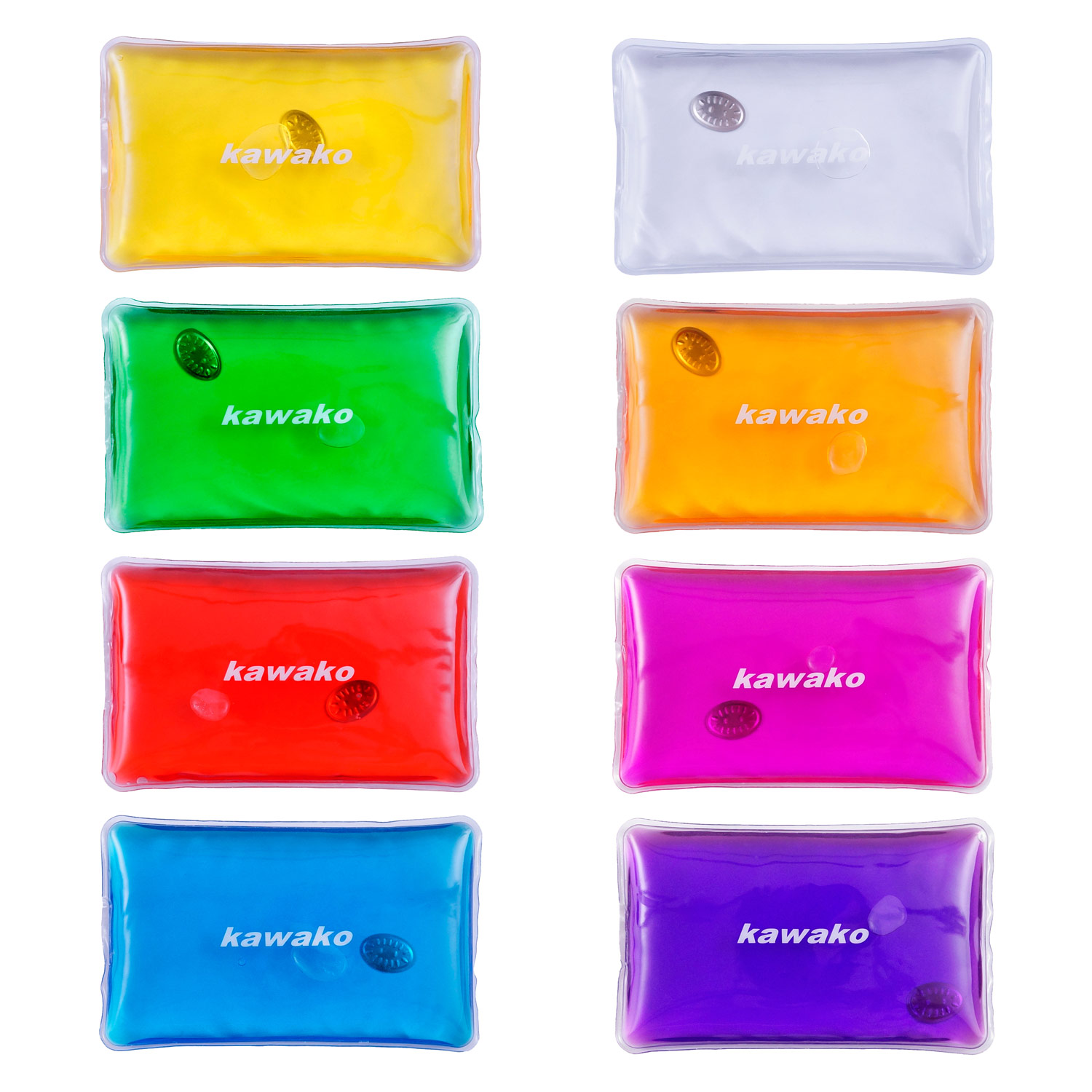 Taschenwärmer 8er Set Multicolor - Rechteck Matte - alle