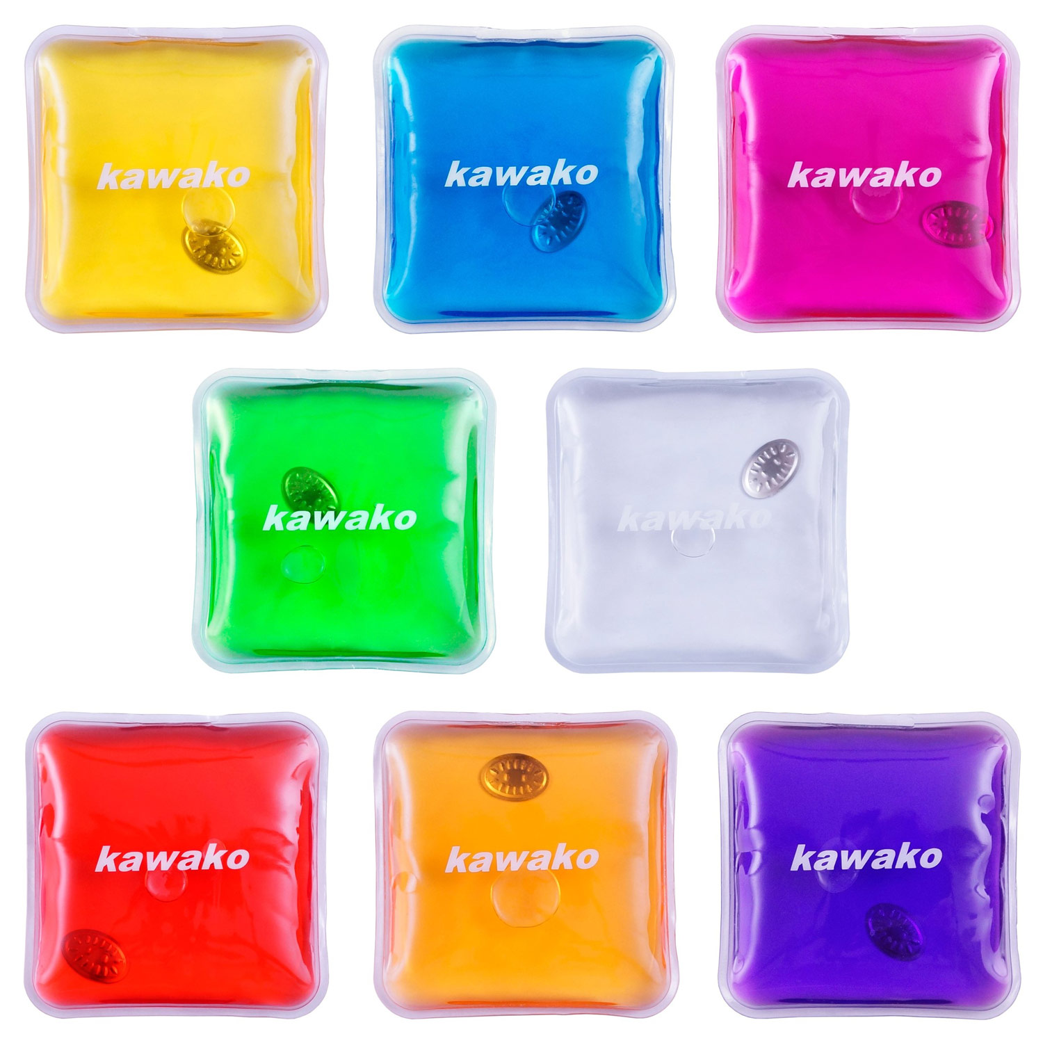 Taschenwärmer 8er Set Multicolor - Quadrat - alle