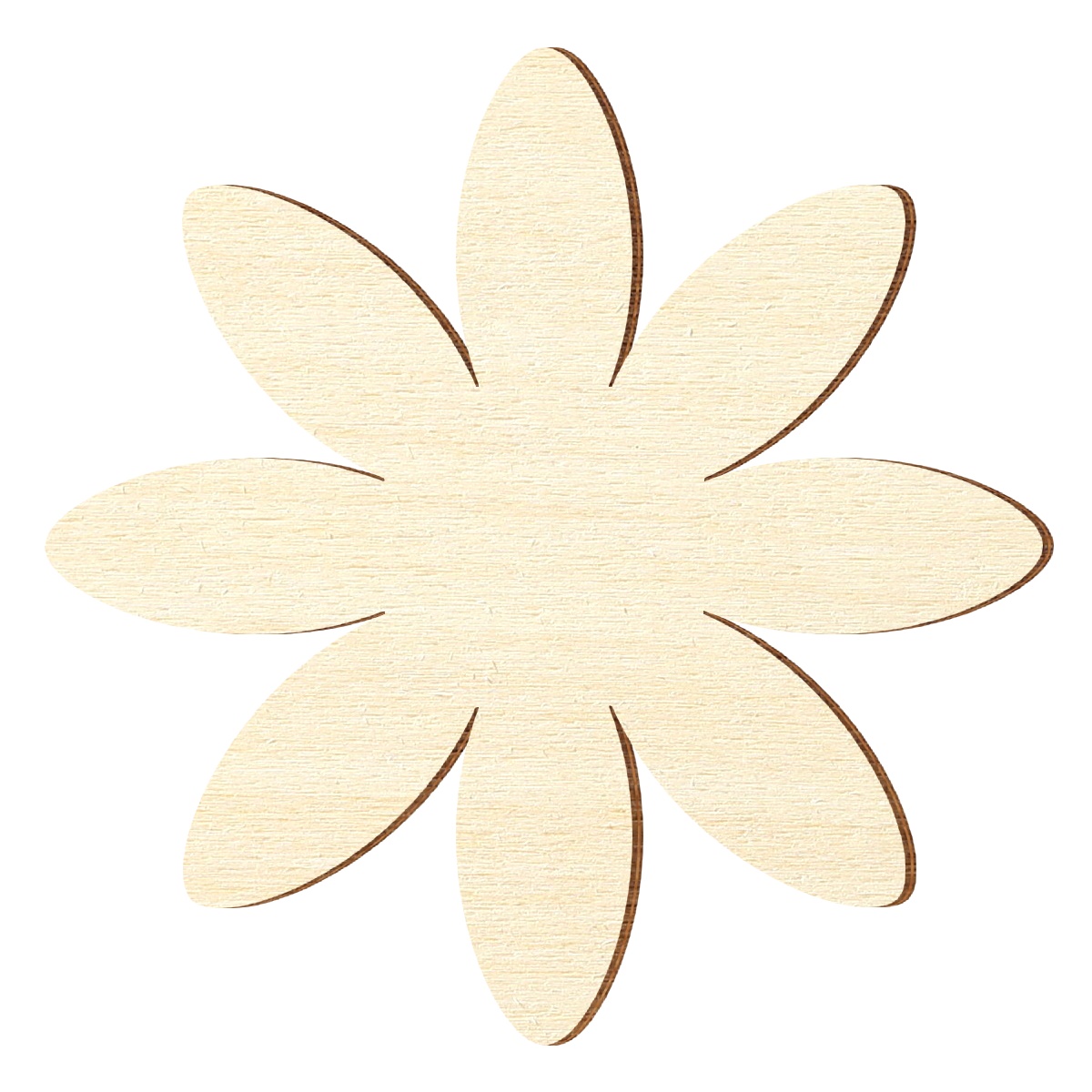 Margerite Blume Holz Zuschnitt 5-40cm