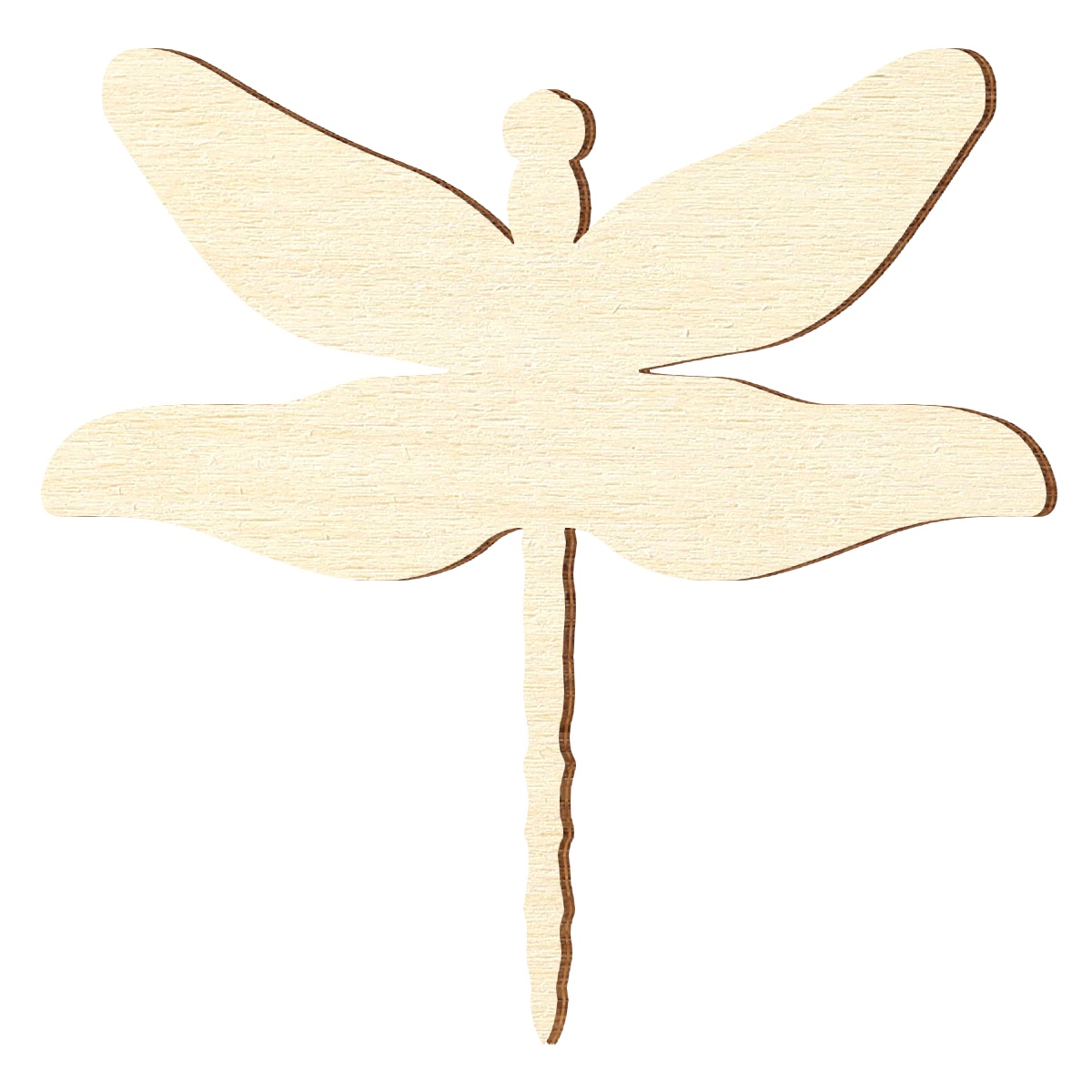 Libelle Holz Zuschnitt 5-40cm