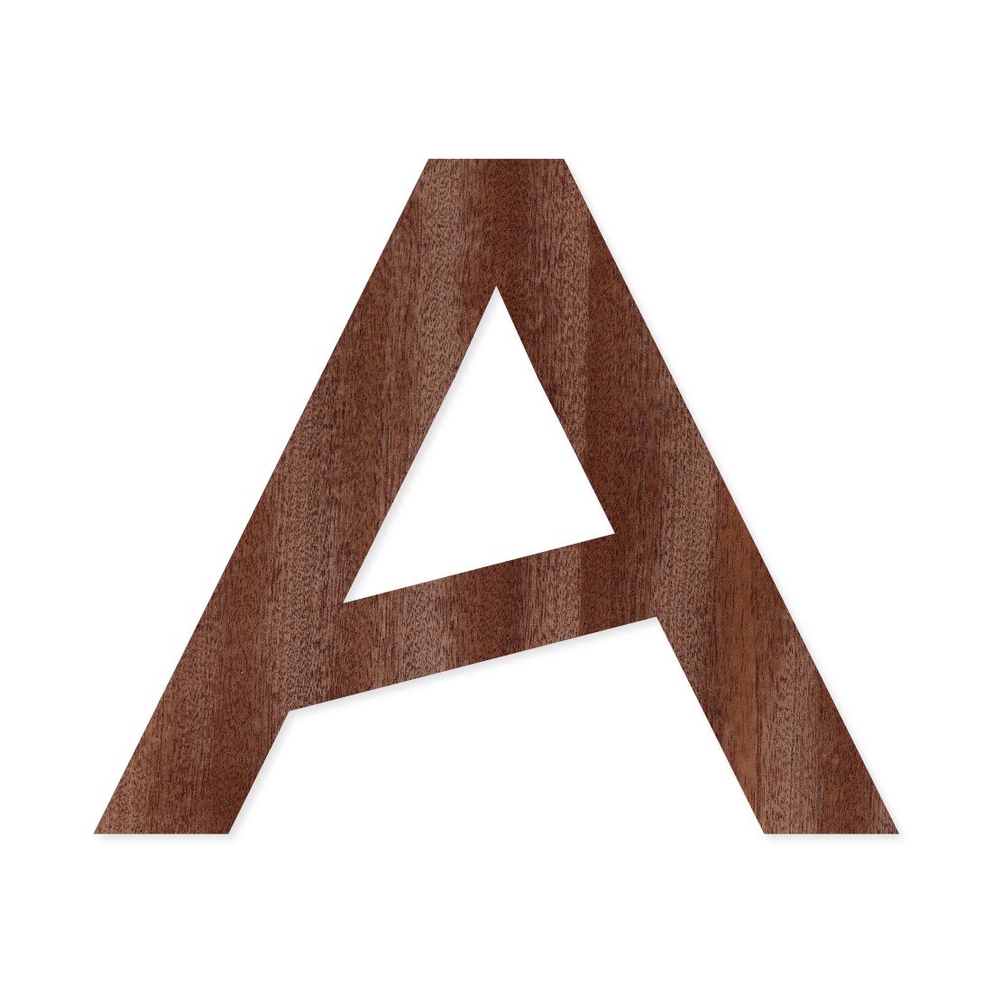 Furnier Buchstaben Zahlen Knox dunkel