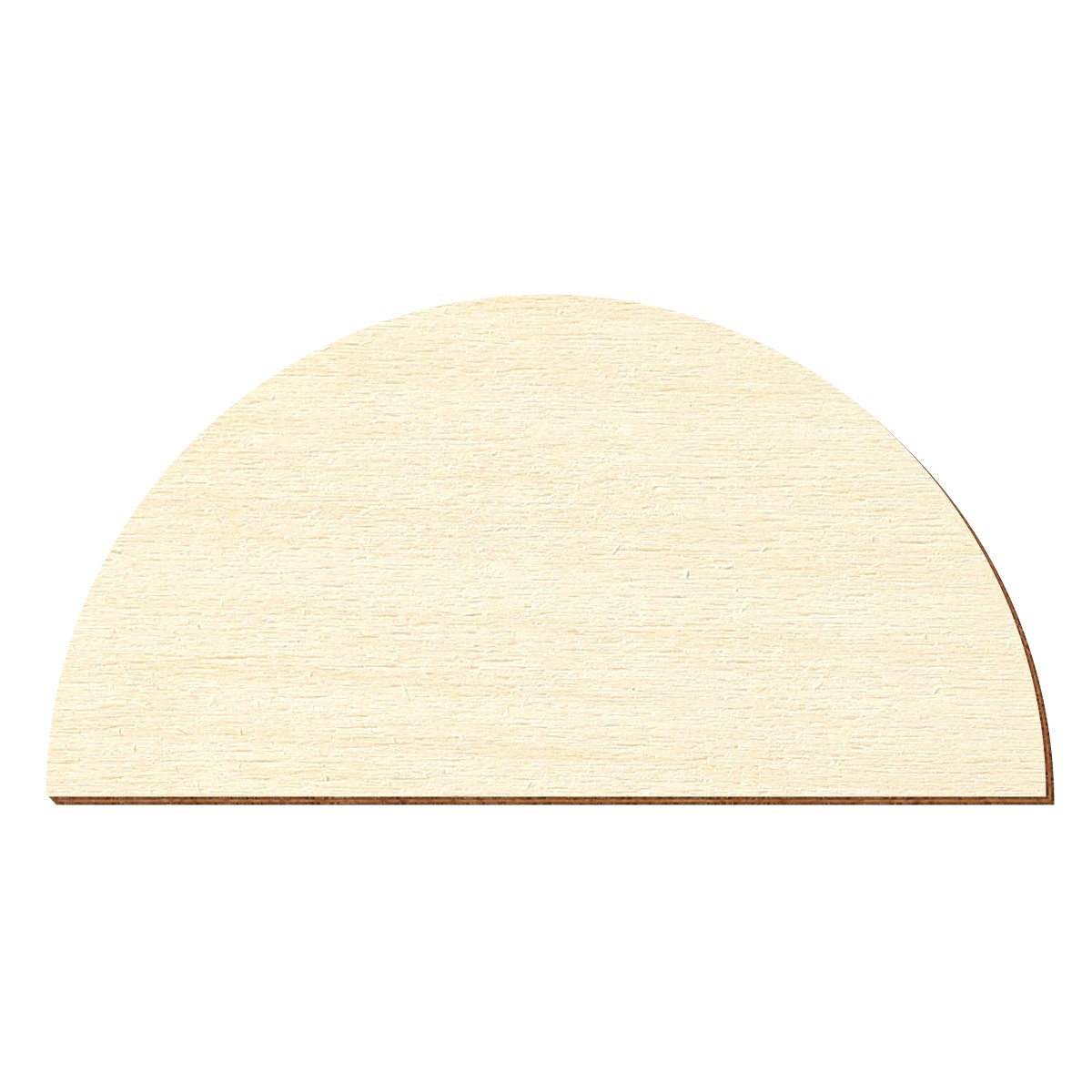 1/2 Kreis Halbkreis Holz Zuschnitt 10-70cm