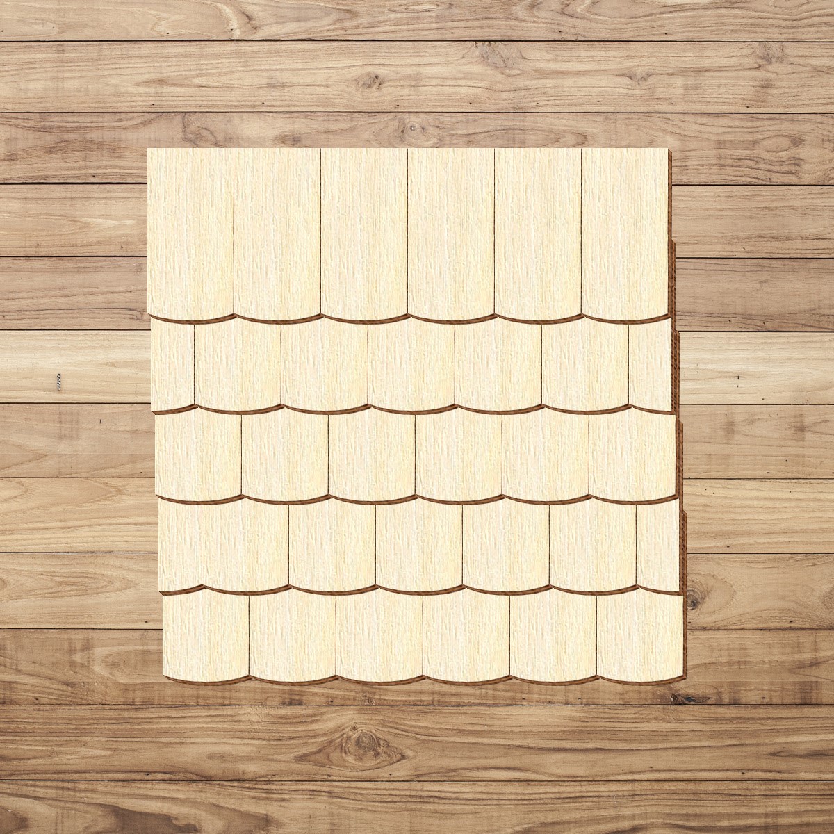 Schindeln Segmentform Holz Zuschnitt