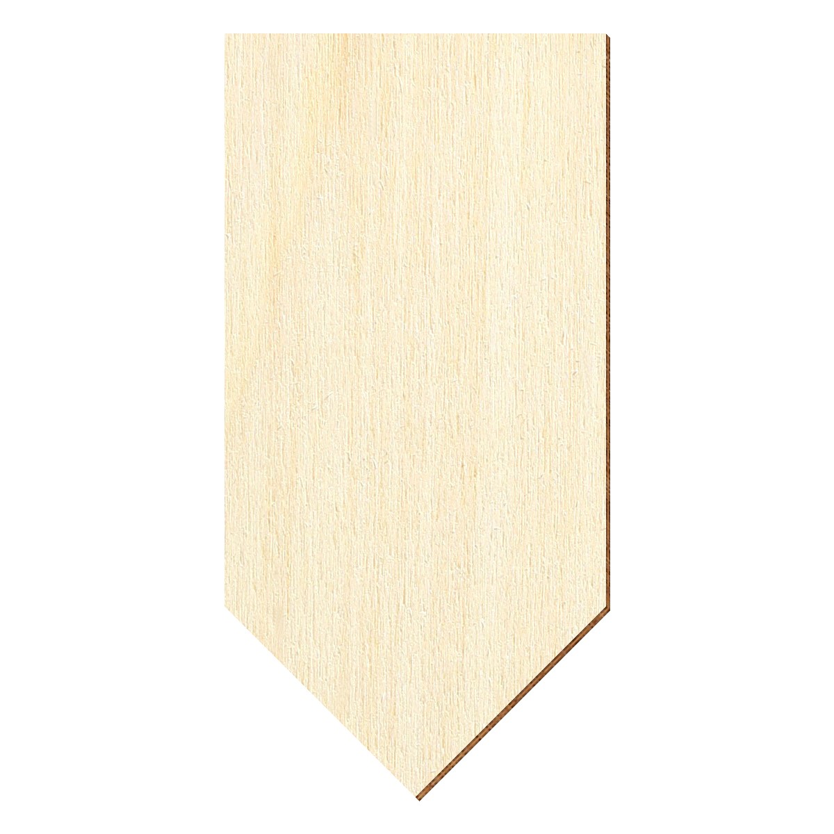 Schindeln Sechseckform Holz Zuschnitt – Bild 3