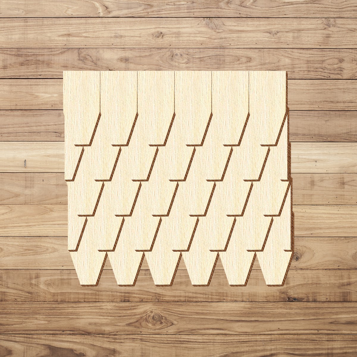 Schindeln Rautenform Holz Zuschnitt
