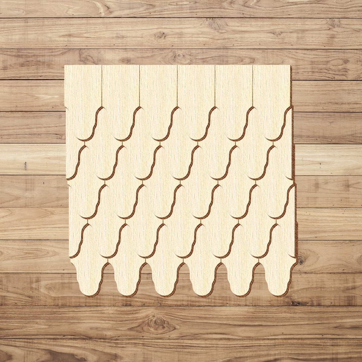 Schindeln Eichenblatt Holz Zuschnitt