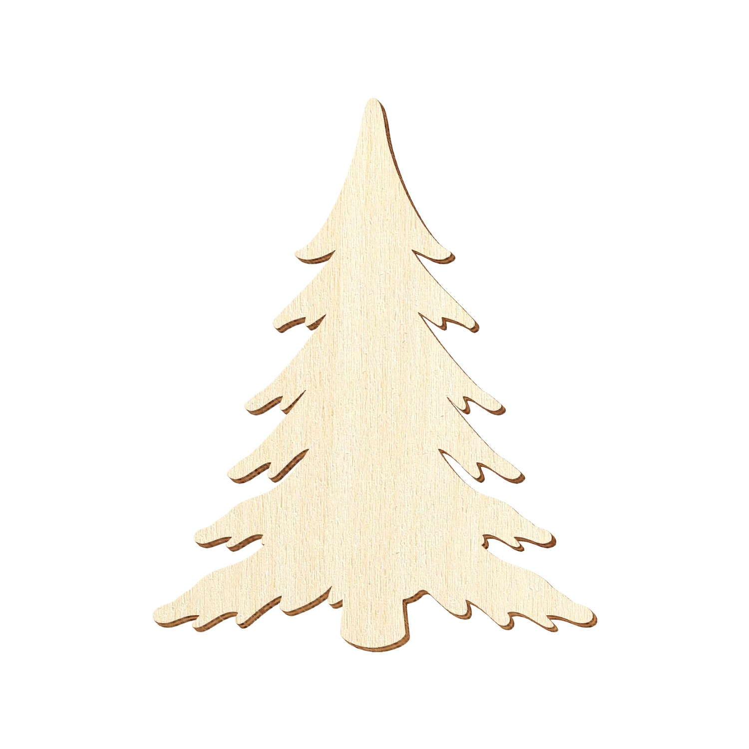 Tanne Schnee Holz Zuschnitt 5-40cm