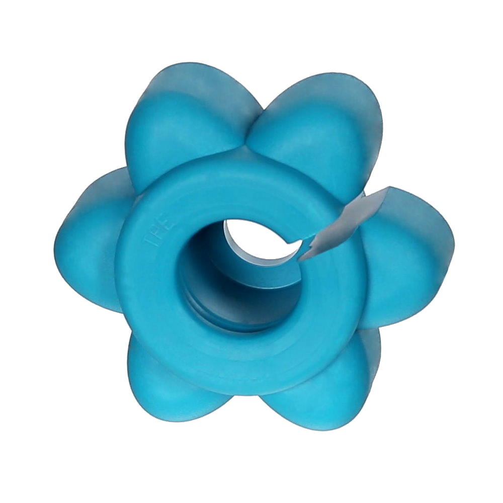 Flaschenöffner Blume Aufschraubhilfe Türkis stehend