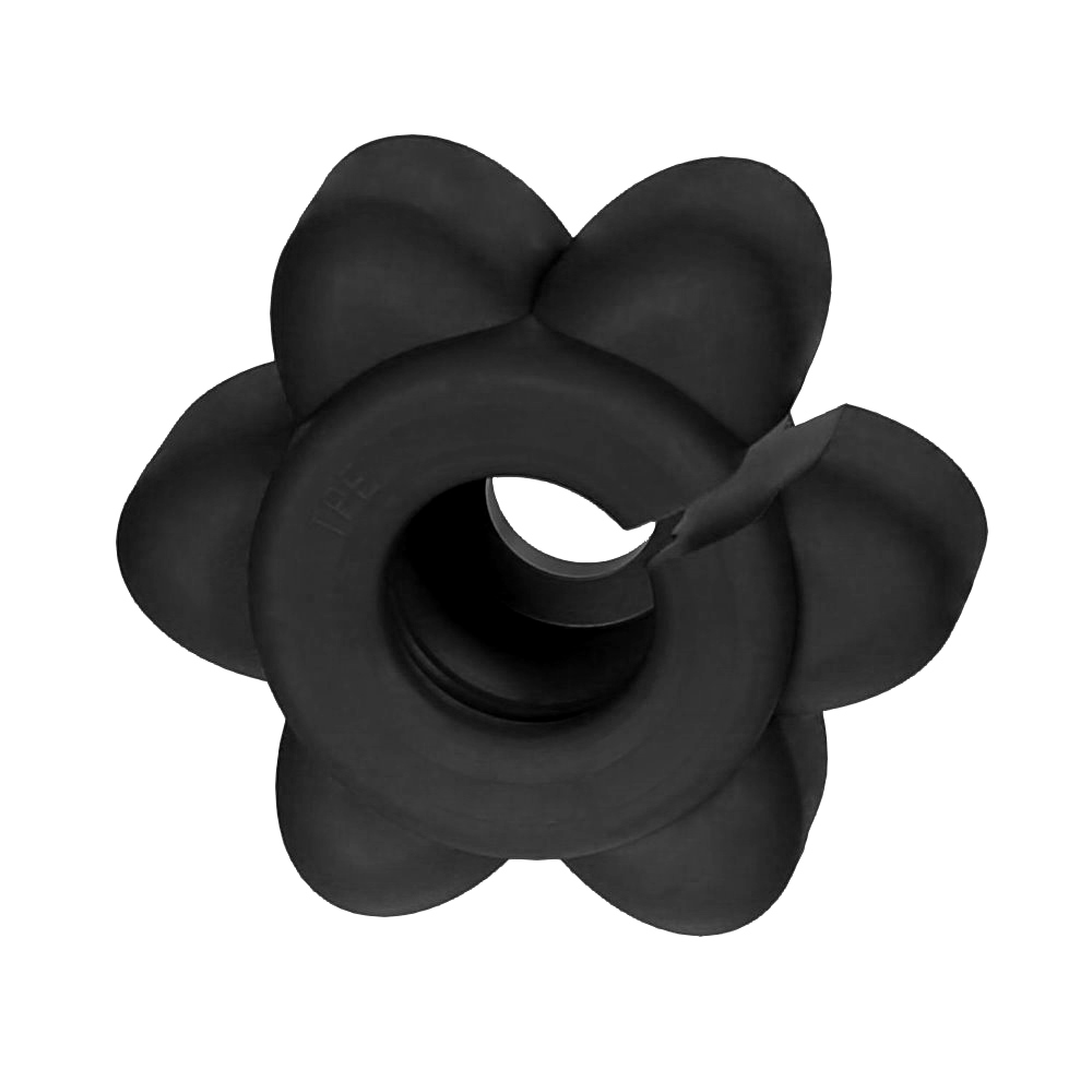 Flaschenöffner Blume Aufschraubhilfe Schwarz stehend