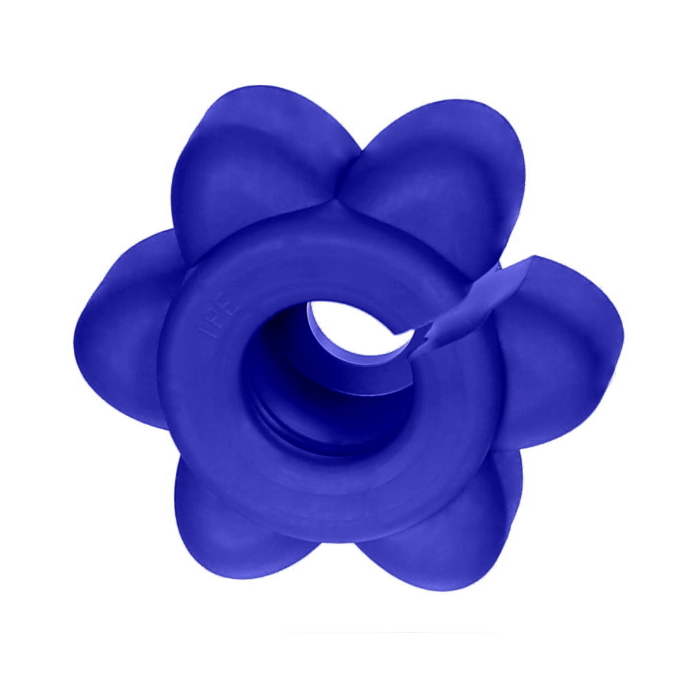 Flaschenöffner Blume Aufschraubhilfe Ultramarin stehend