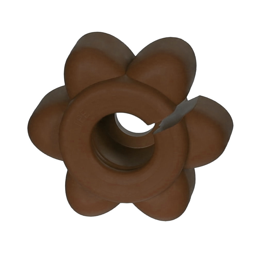 Flaschenöffner Blume Aufschraubhilfe Schokobraun stehend