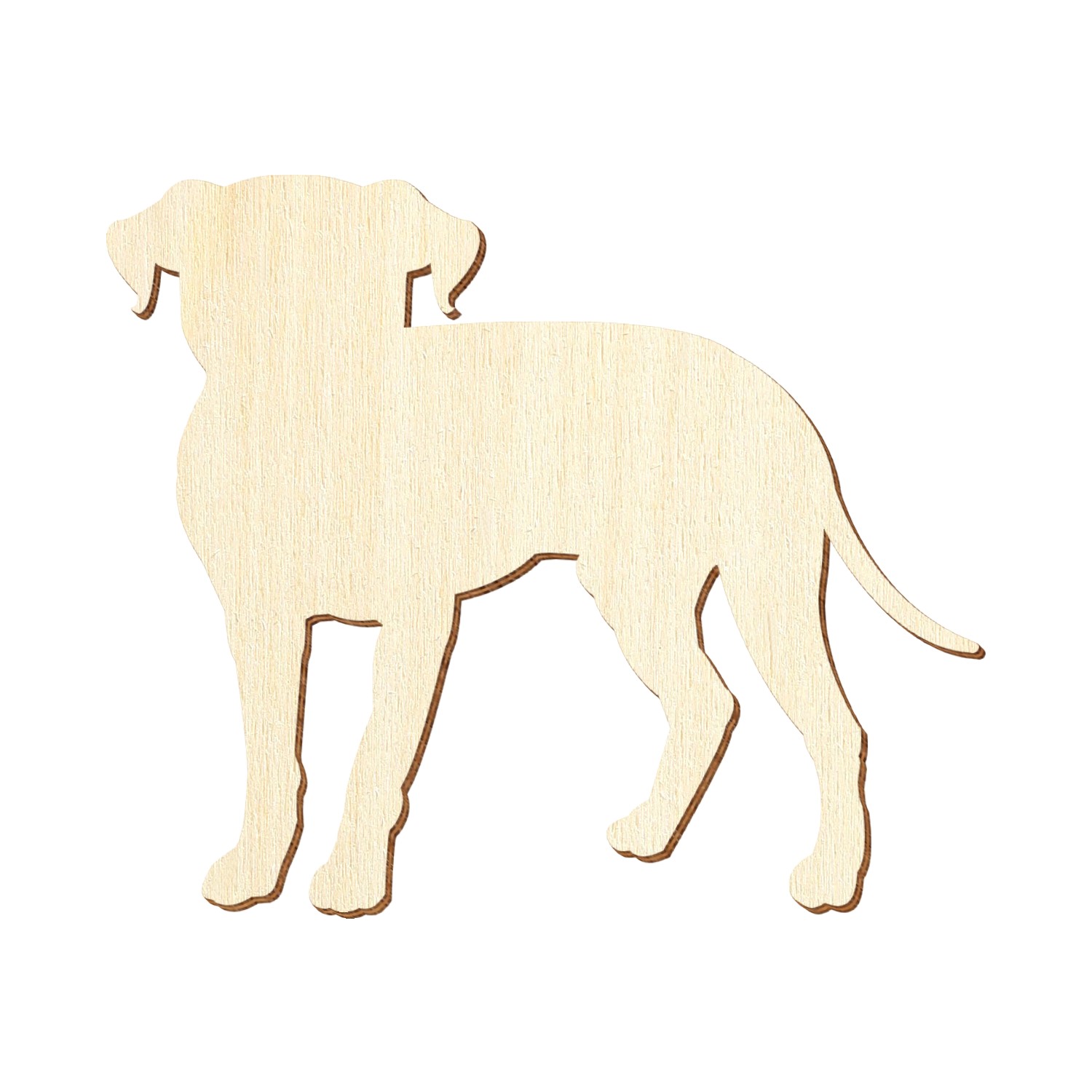Hund V1 Holz Zuschnitt 5-40cm