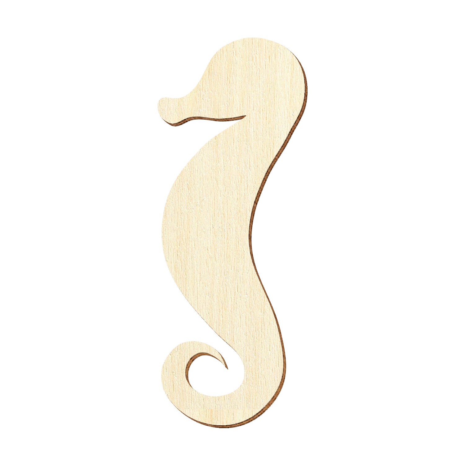 Seepferdchen V1 Holz Zuschnitt 5-40cm