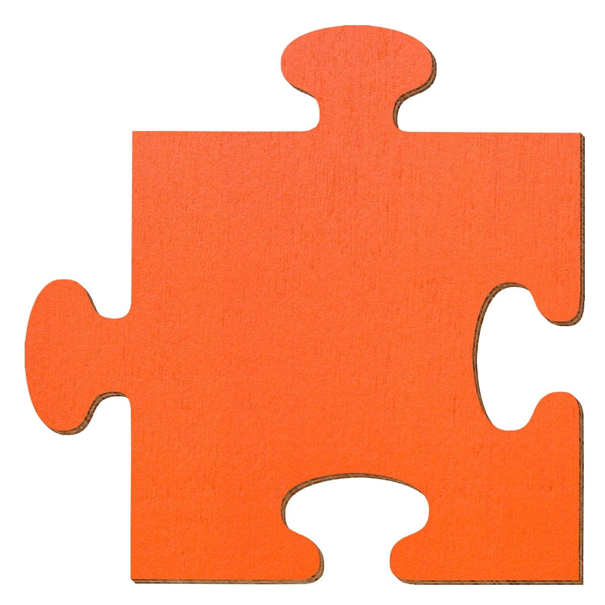 Puzzle Holz Zuschnitt Orange 5-50cm