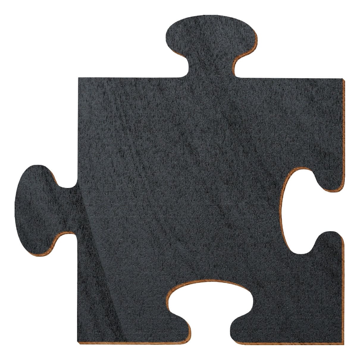 Puzzle Holz Zuschnitt Schwarz 5-50cm