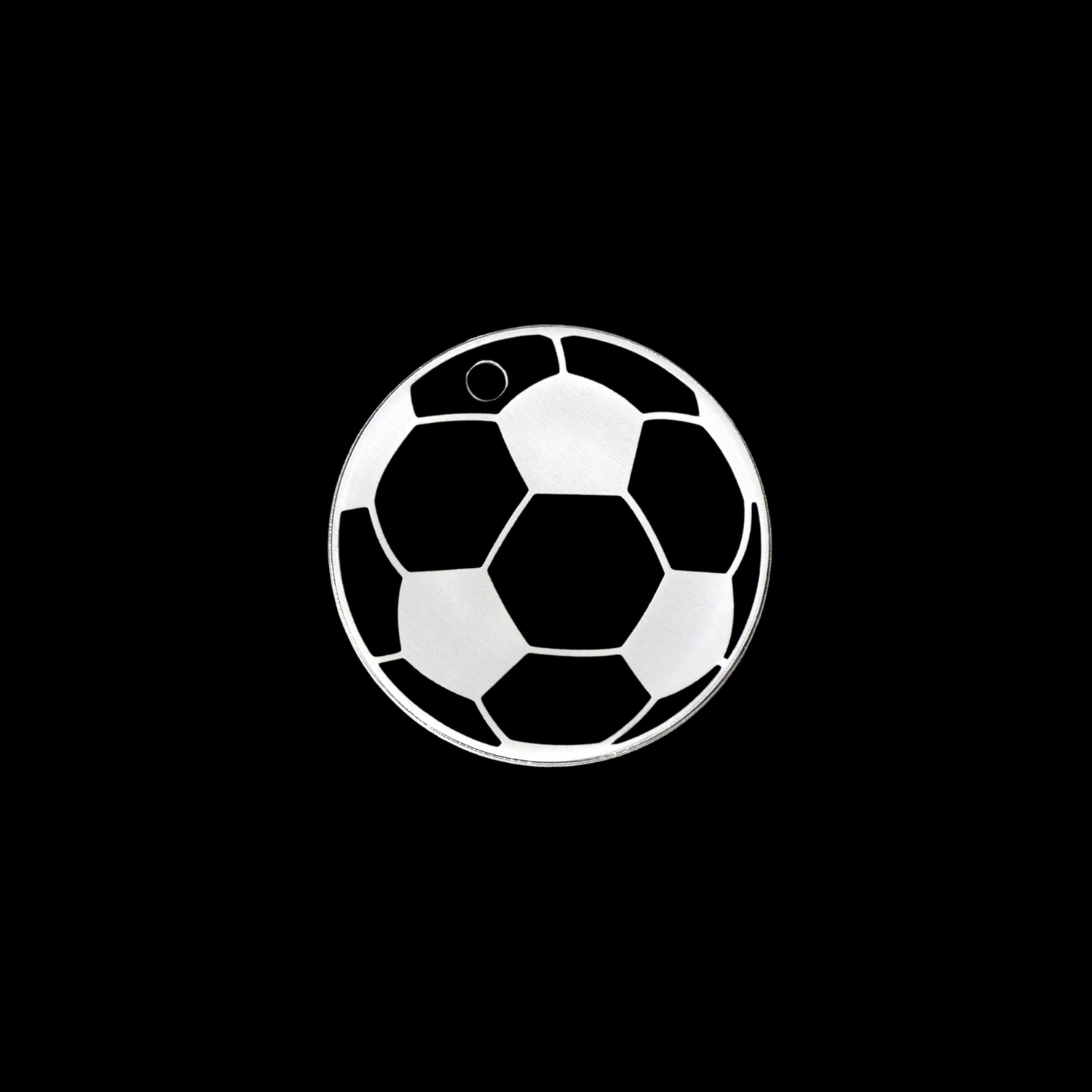 Gravierte Acryl Schlüsselanhänger - Fussball