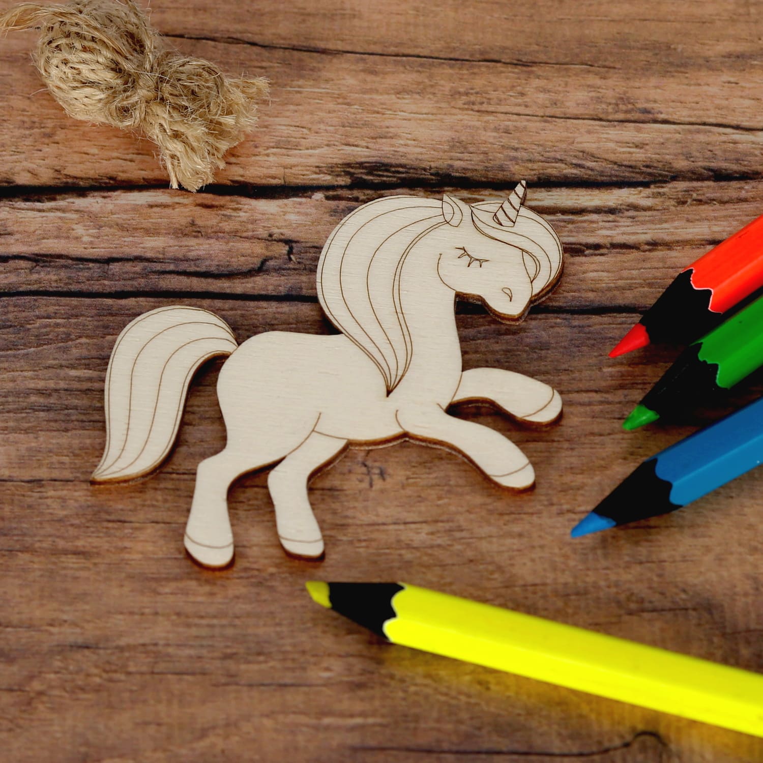 Einhorn Unicorn V2 Holz Zuschnitt 5-40cm